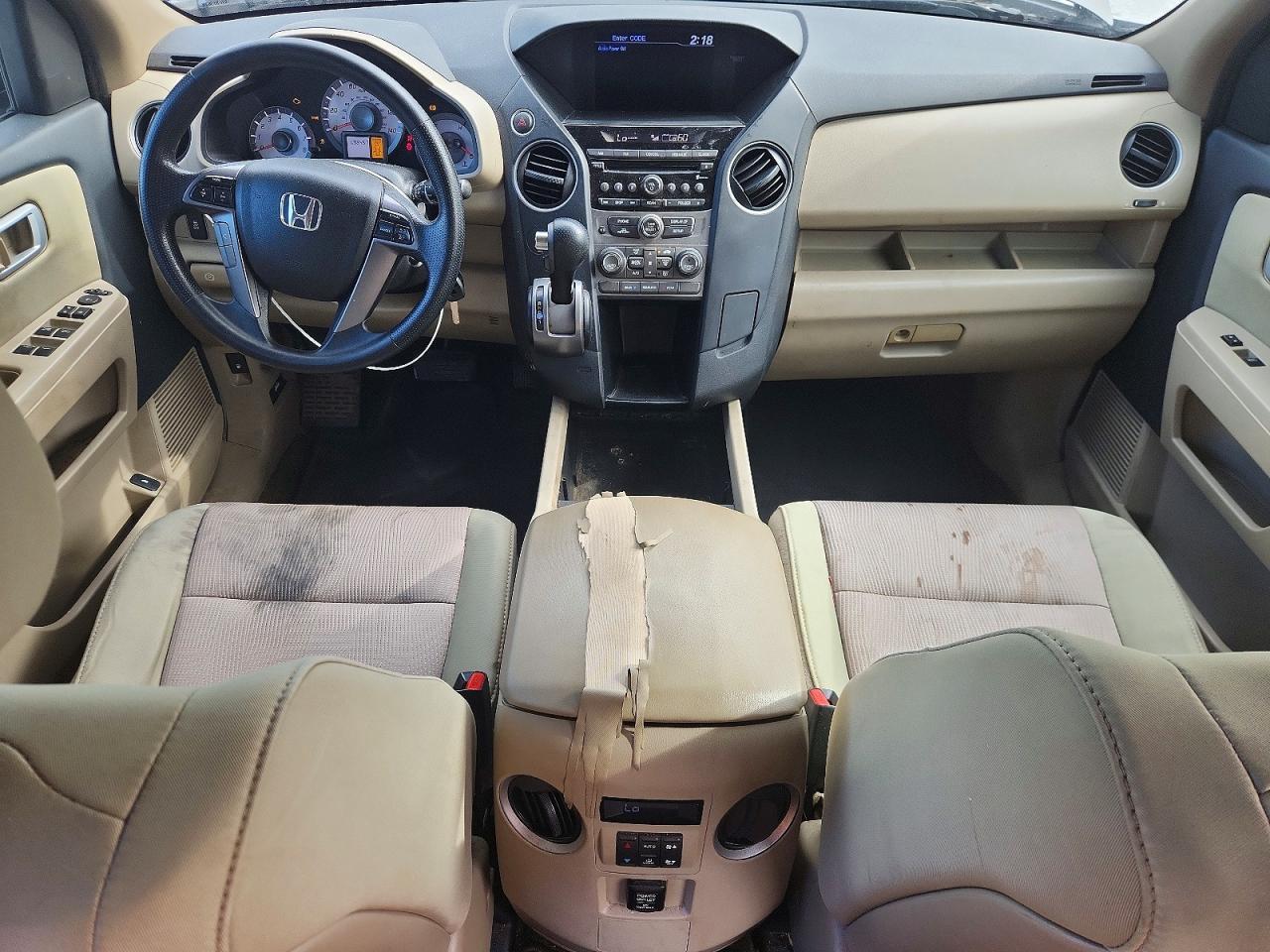 2013 Honda Pilot Ex Gray vin: 5FNYF3H40DB032741