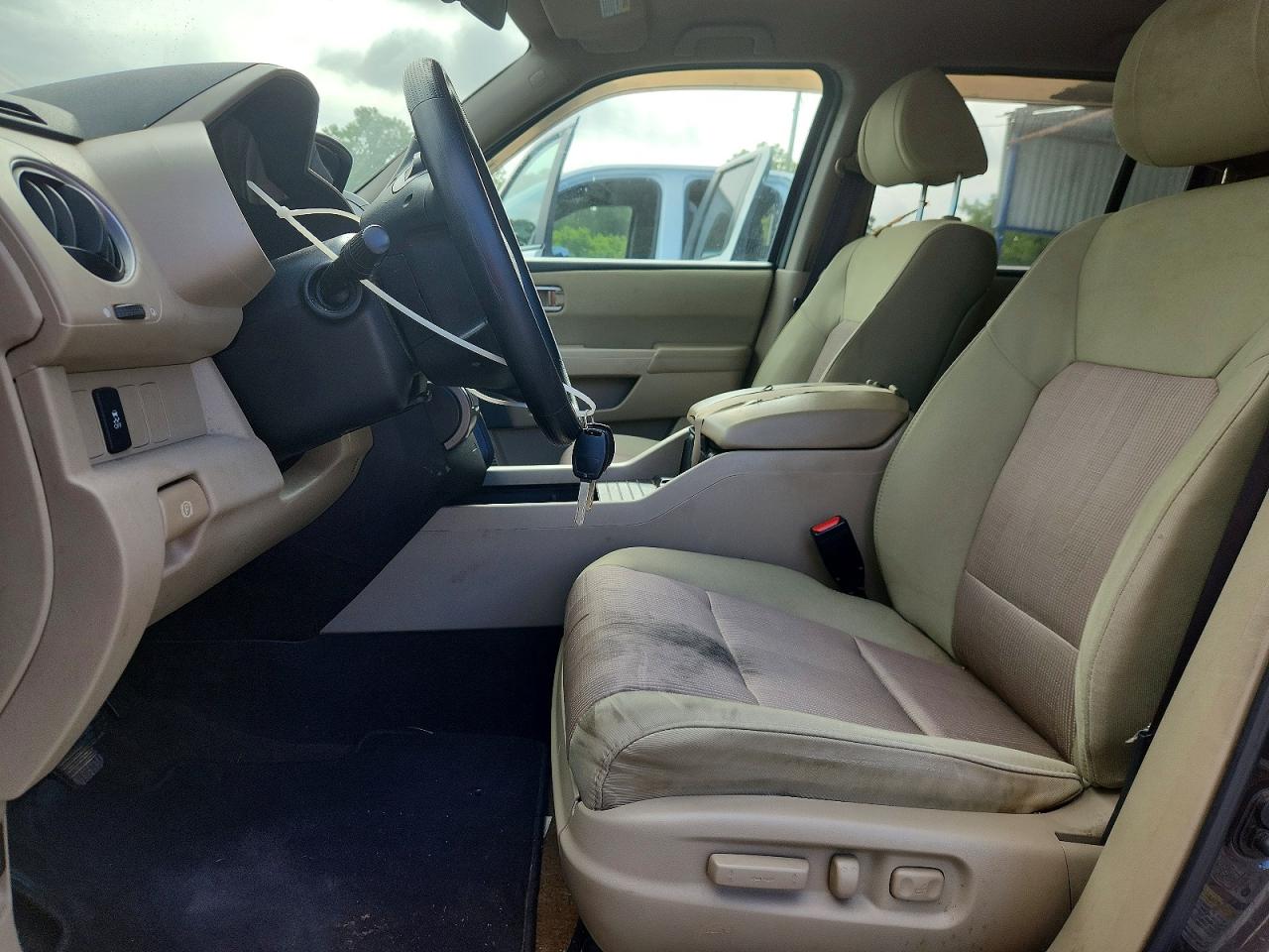 2013 Honda Pilot Ex Gray vin: 5FNYF3H40DB032741