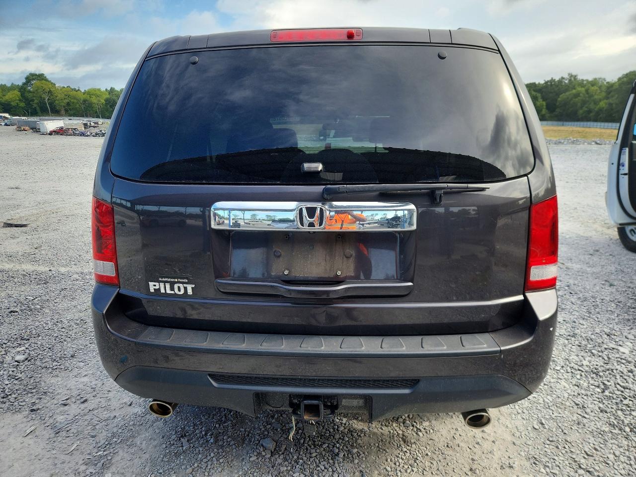 2013 Honda Pilot Ex Gray vin: 5FNYF3H40DB032741