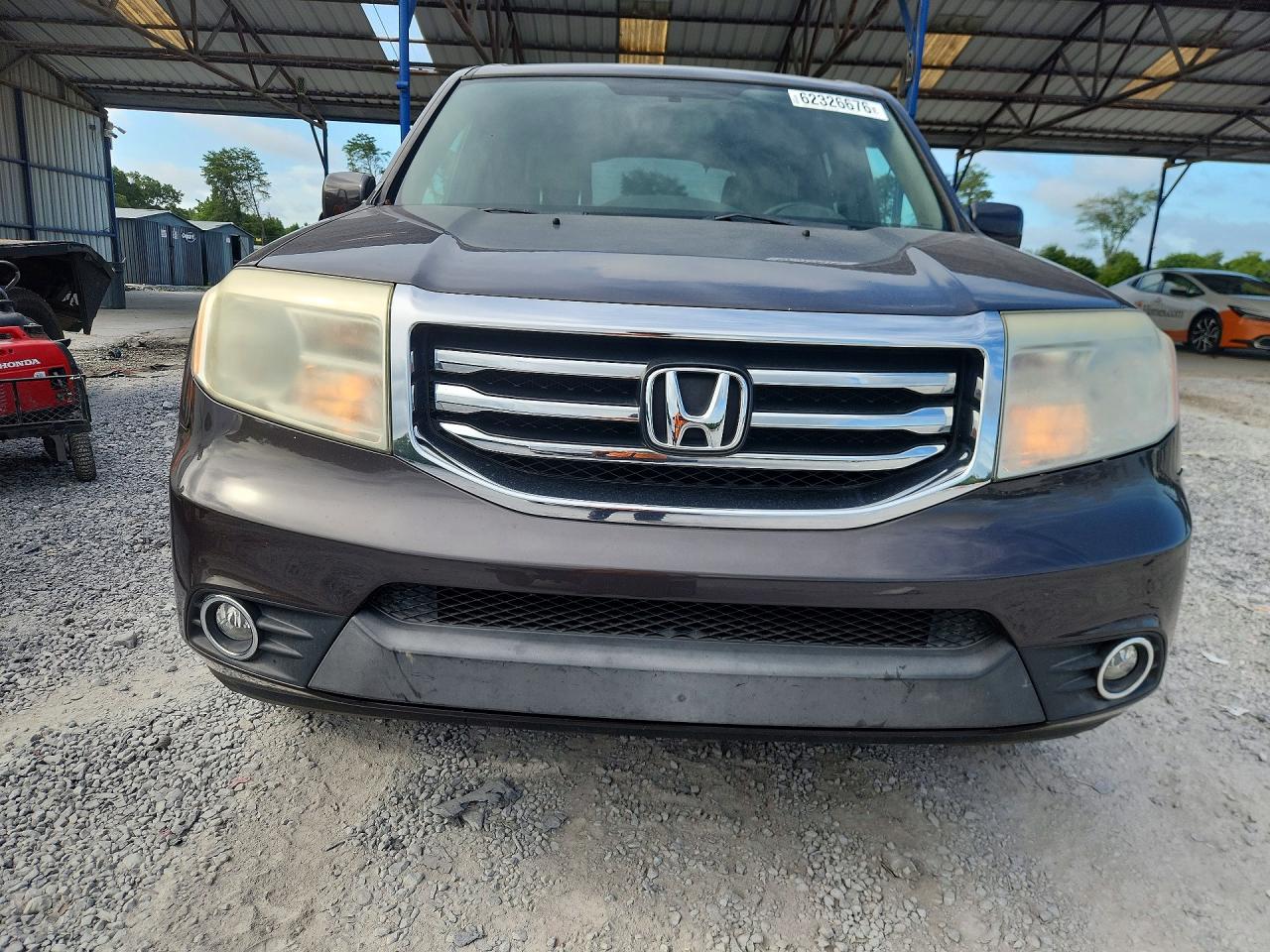 2013 Honda Pilot Ex Gray vin: 5FNYF3H40DB032741