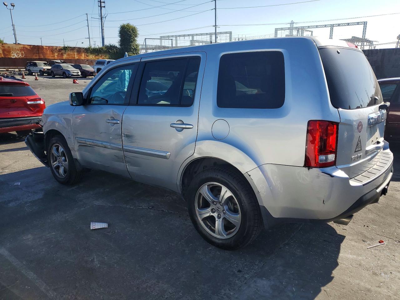 2013 Honda Pilot Ex Серебряный vin: 5FNYF3H40DB041729