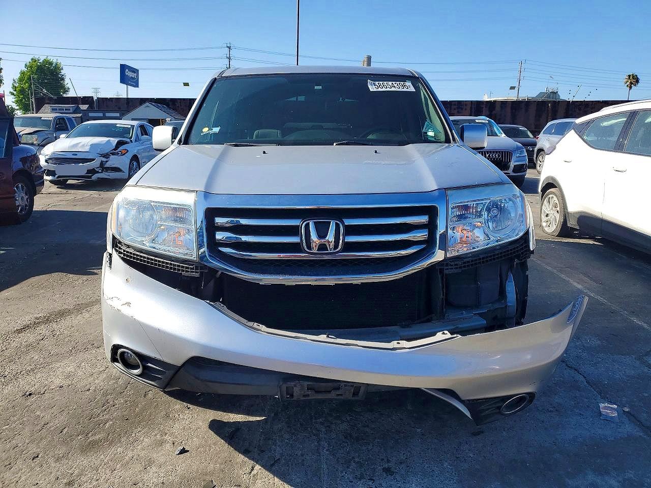 2013 Honda Pilot Ex Серебряный vin: 5FNYF3H40DB041729