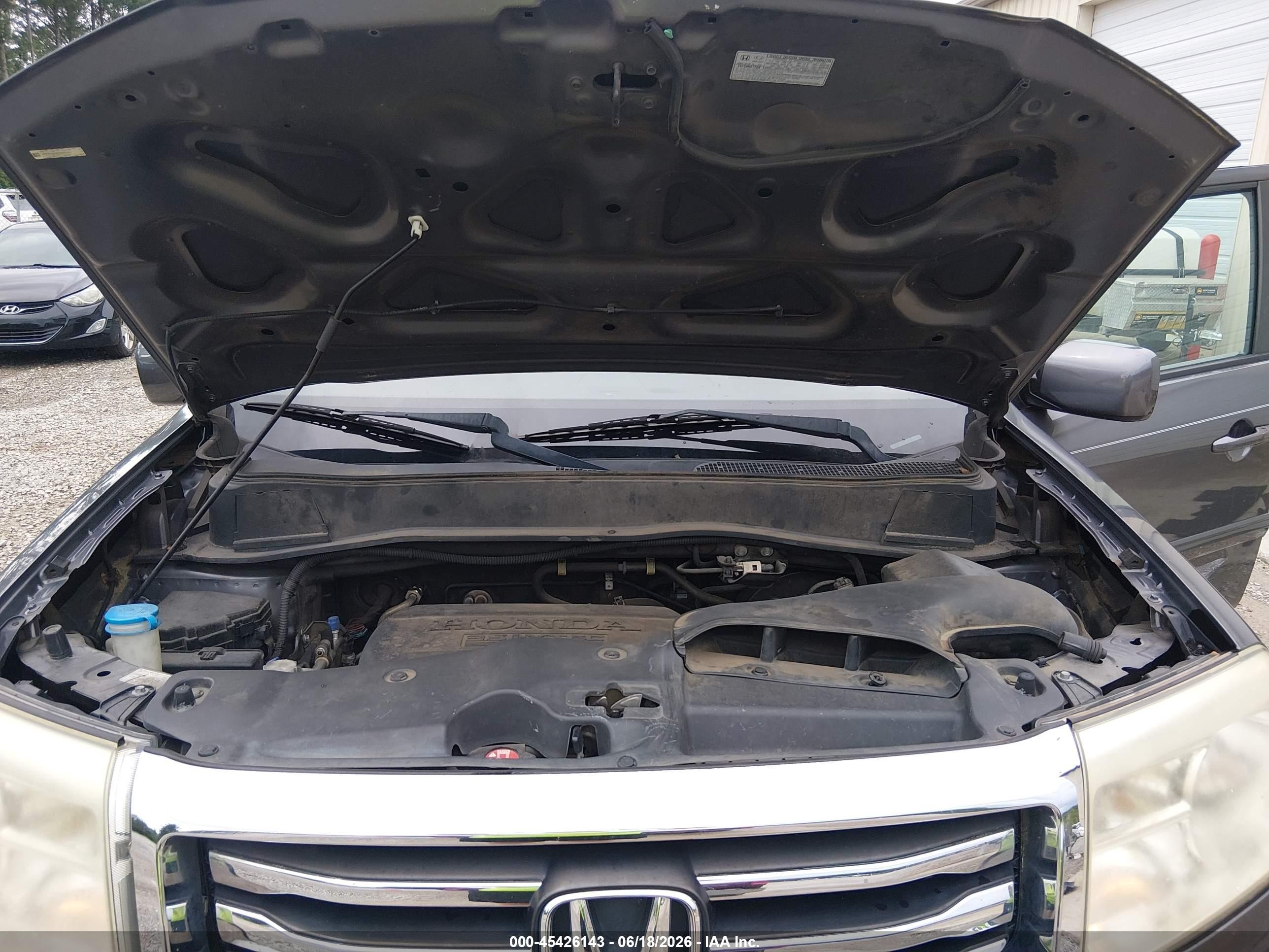 2014 Honda Pilot Ex Gray vin: 5FNYF3H40EB027931