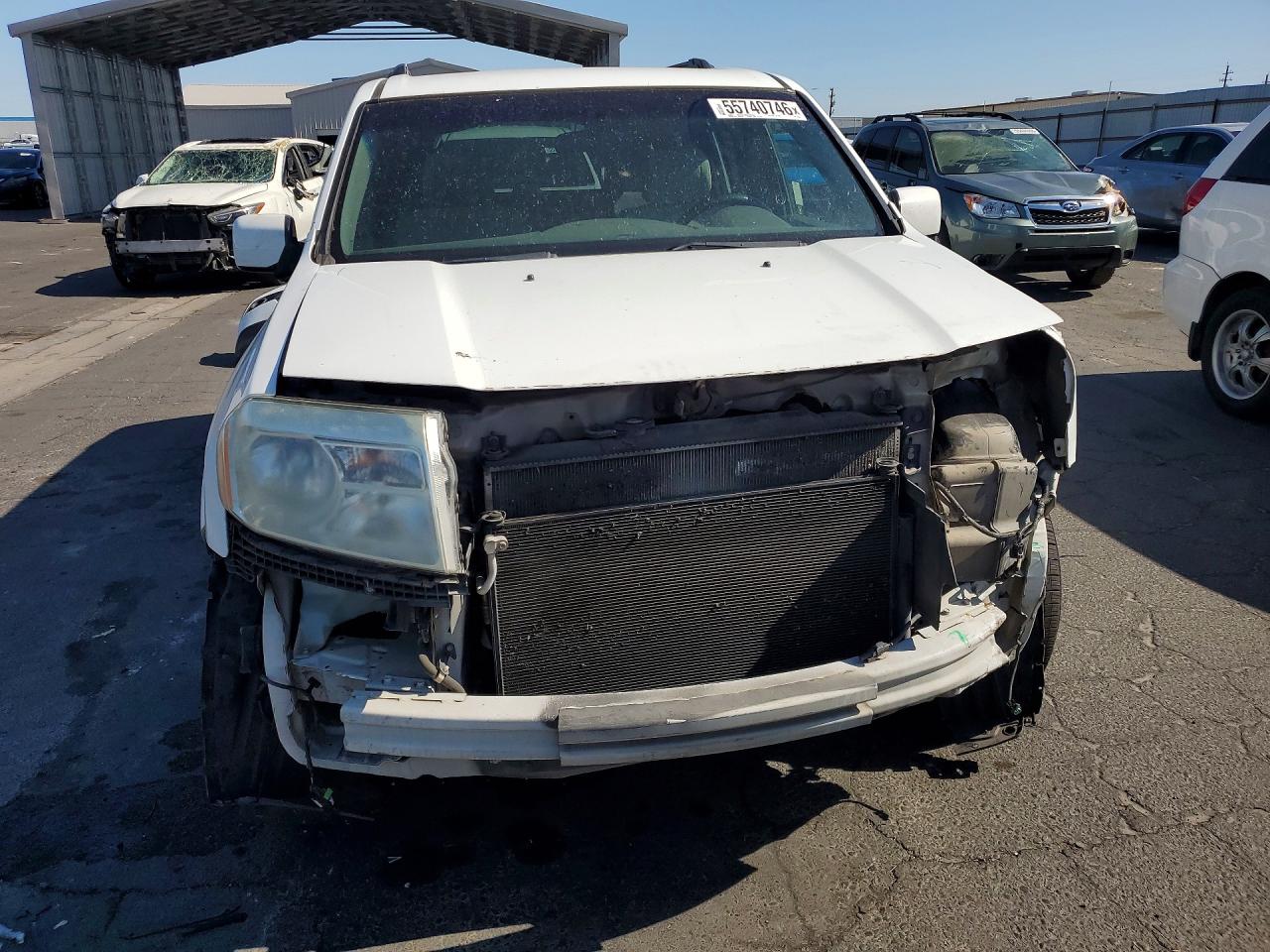 2012 Honda Pilot Ex White vin: 5FNYF3H41CB043388