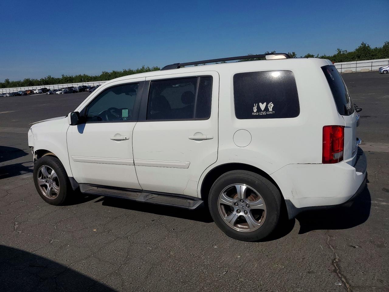 2012 Honda Pilot Ex White vin: 5FNYF3H41CB043388