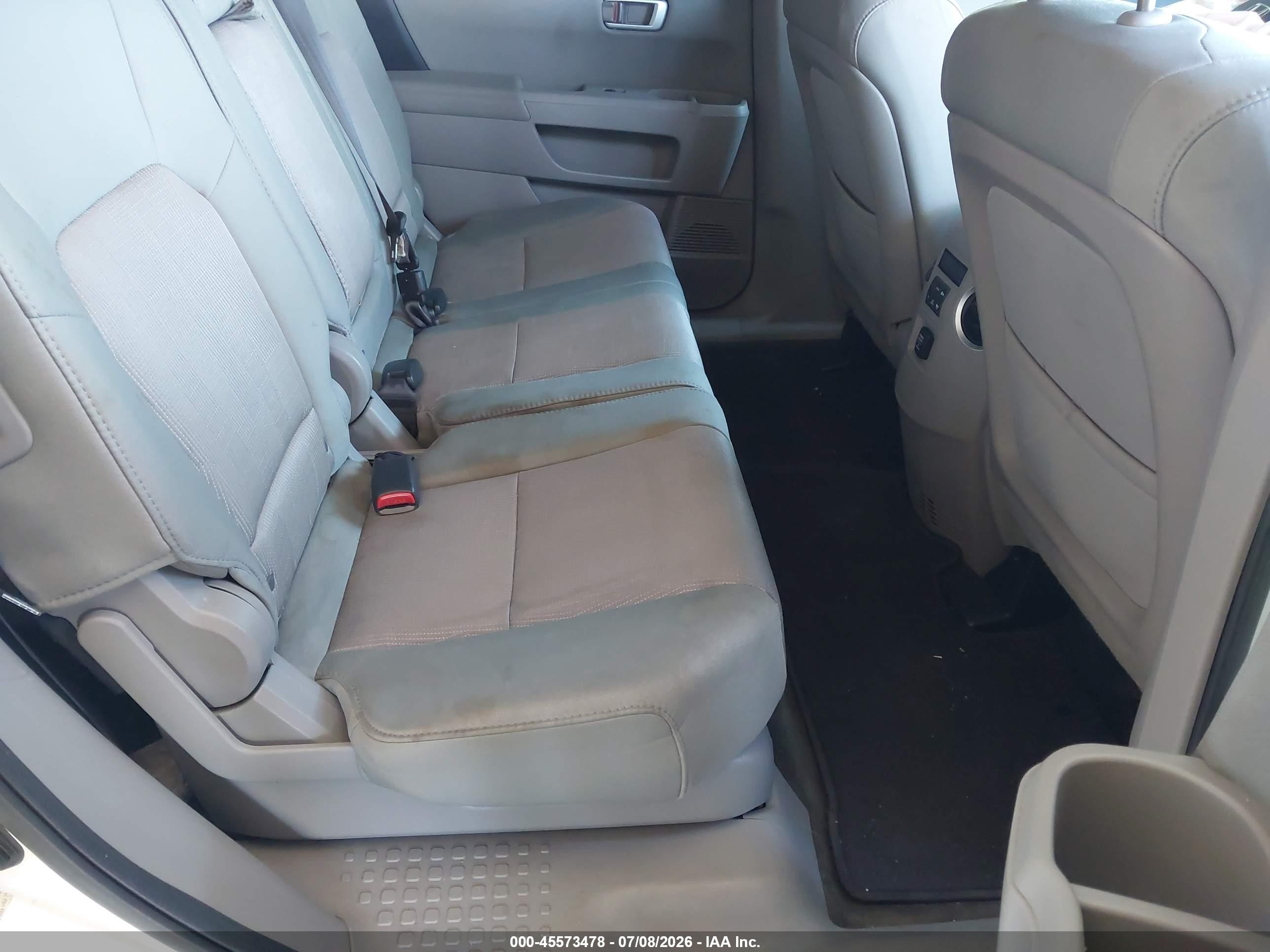 2013 Honda Pilot Ex White vin: 5FNYF3H41DB033817