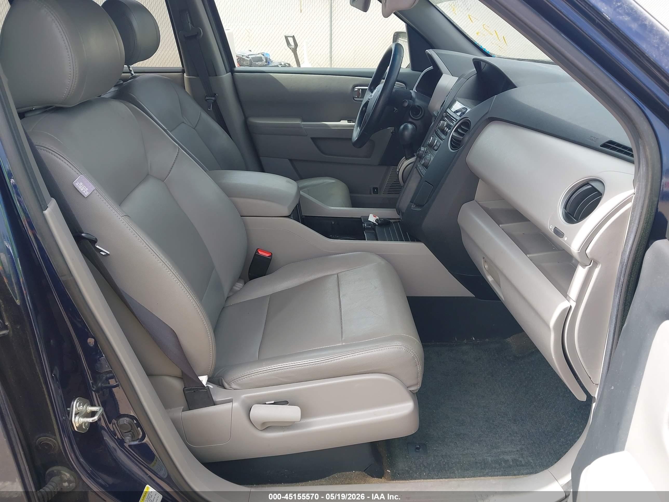 2014 Honda Pilot Ex Blue vin: 5FNYF3H41EB001127