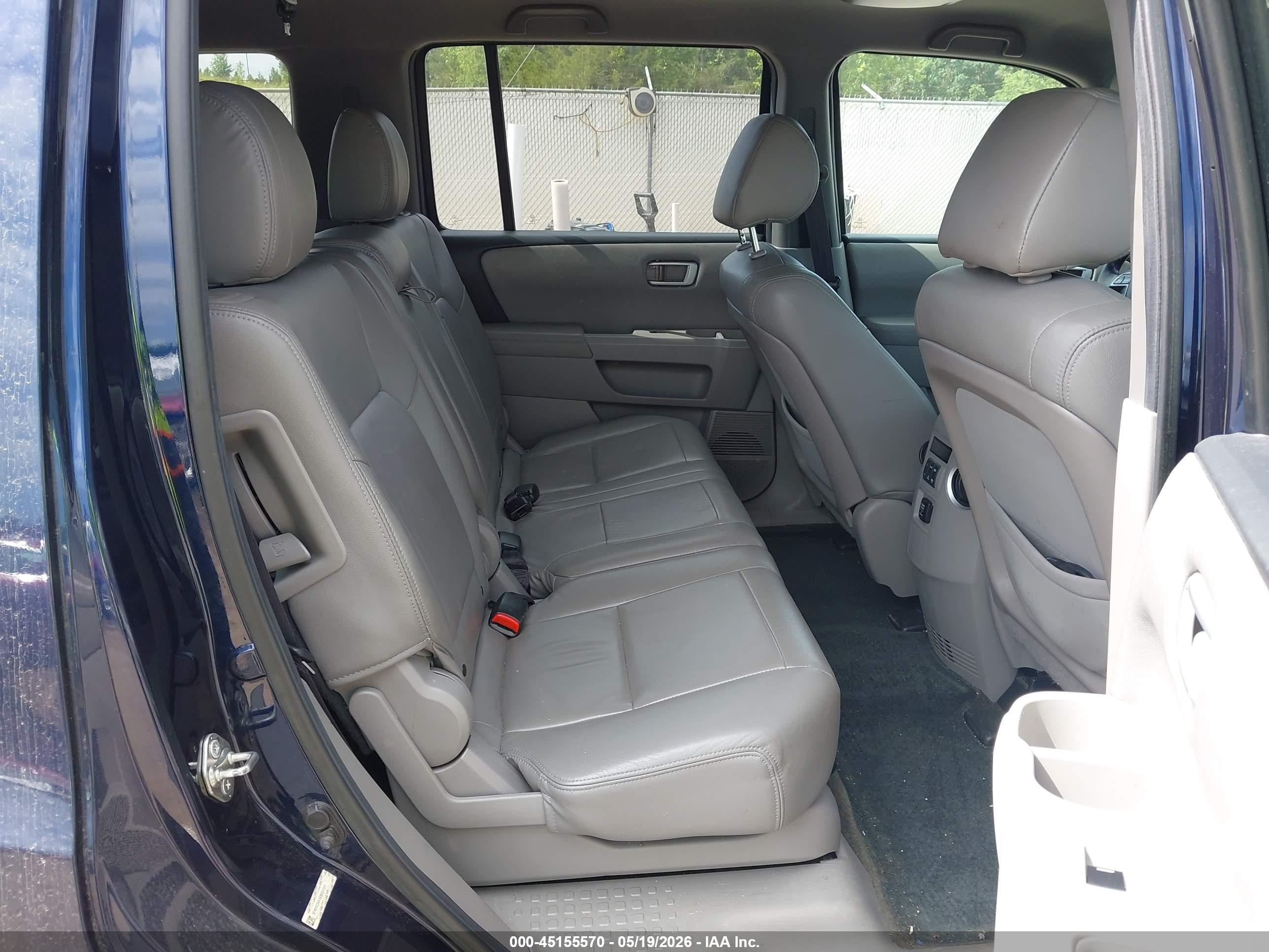 2014 Honda Pilot Ex Blue vin: 5FNYF3H41EB001127