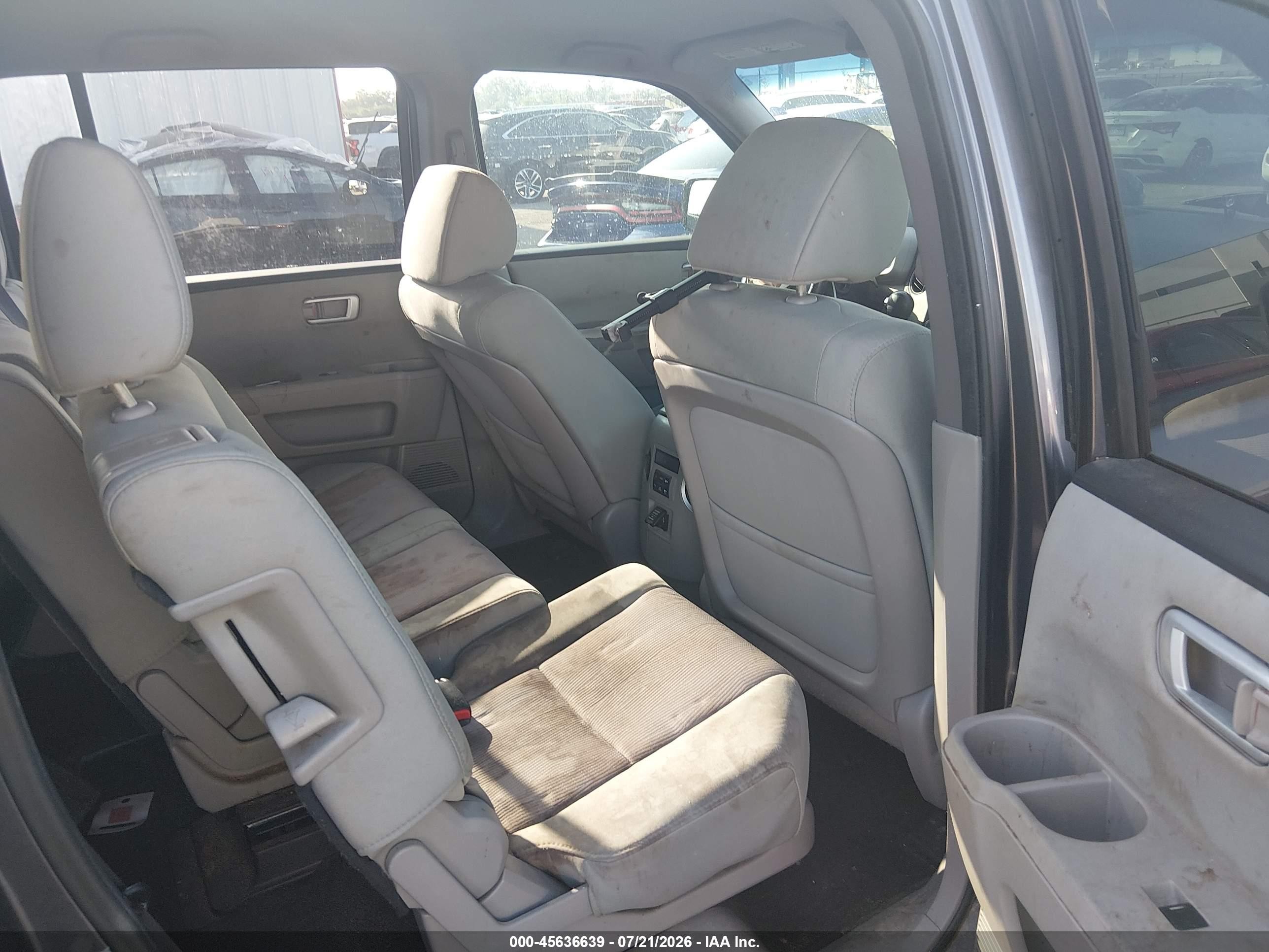 2015 Honda Pilot Ex Gray vin: 5FNYF3H41FB024179