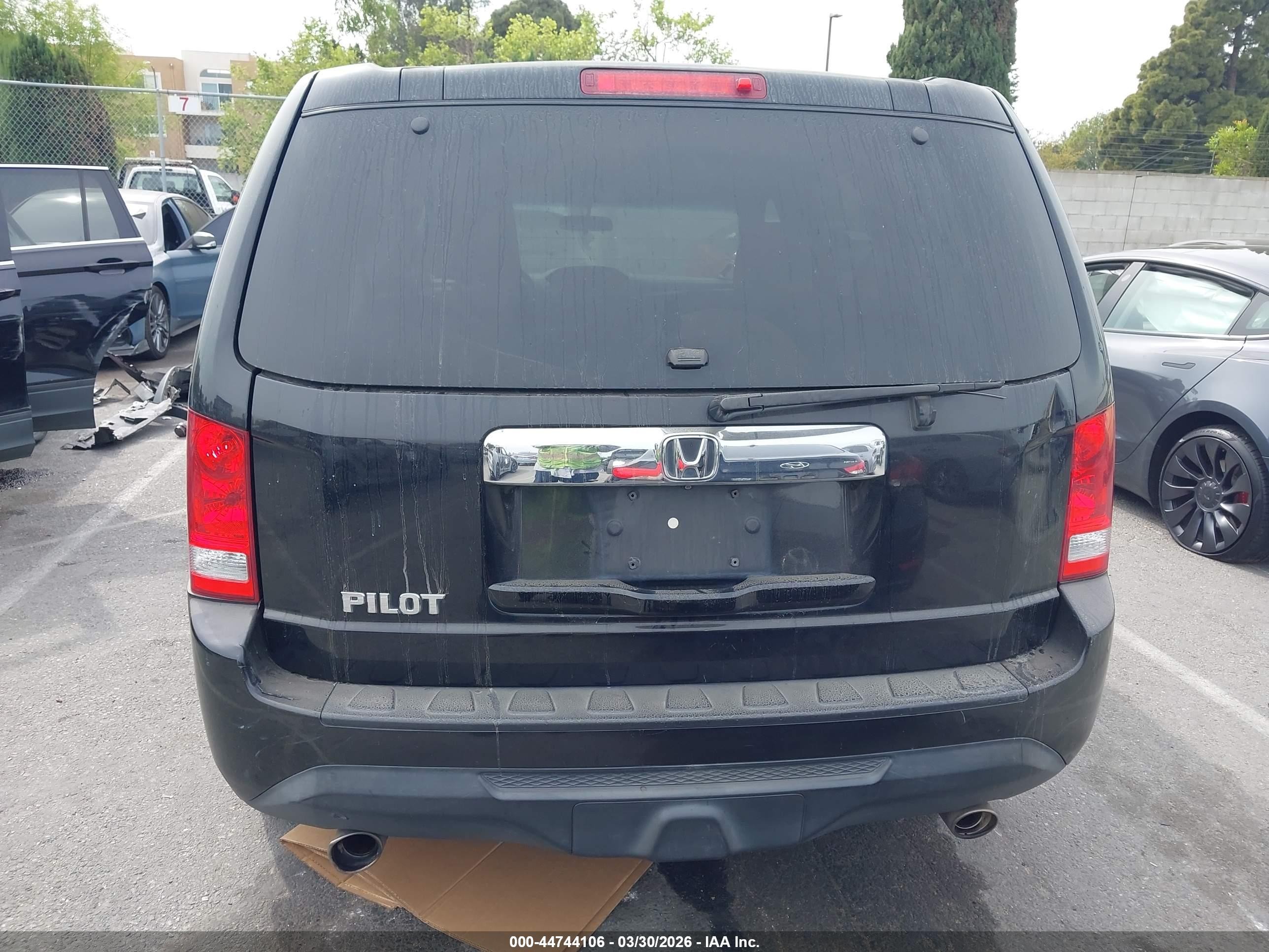 2015 Honda Pilot Ex Black vin: 5FNYF3H41FB030077