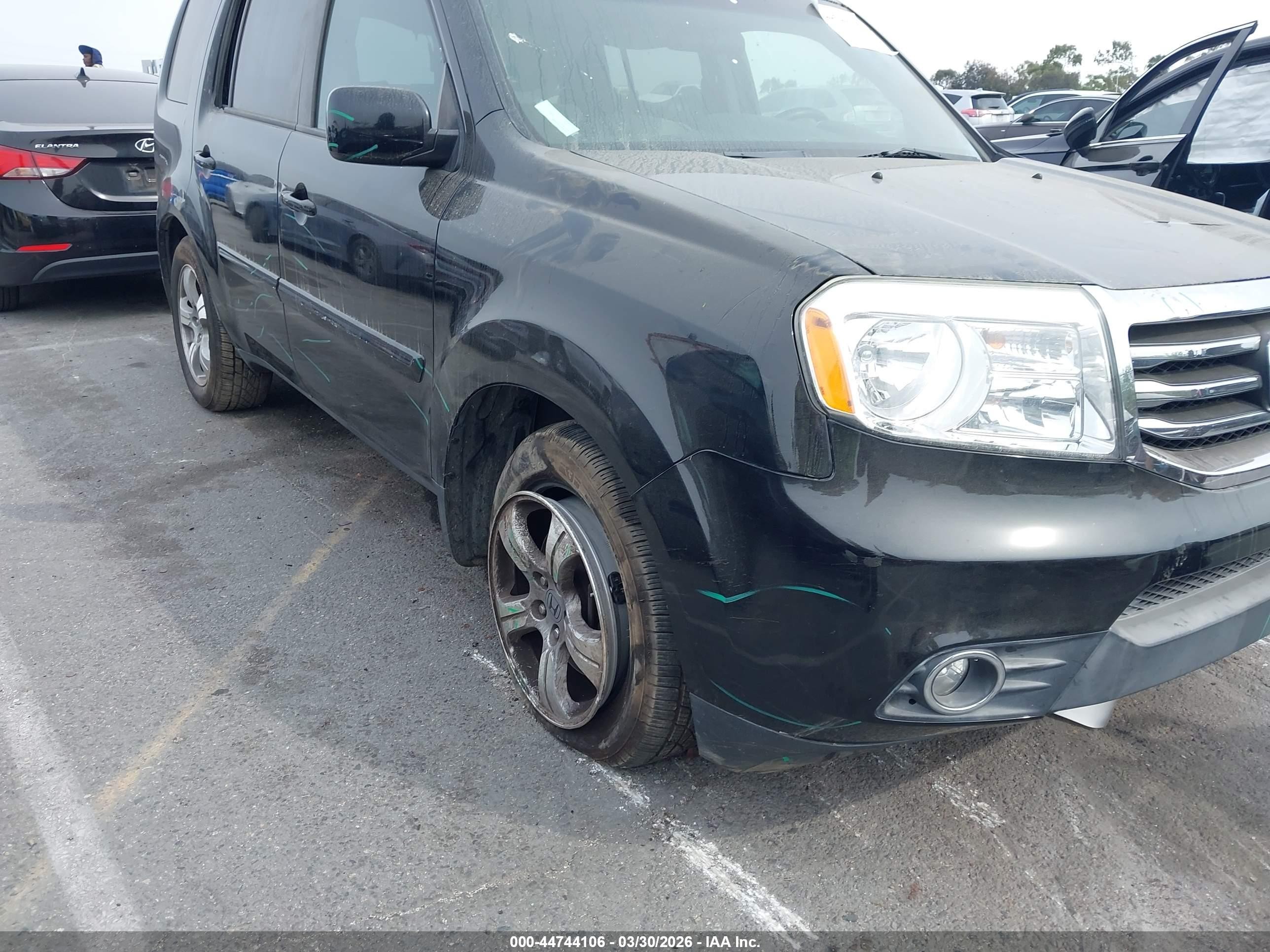 2015 Honda Pilot Ex Black vin: 5FNYF3H41FB030077