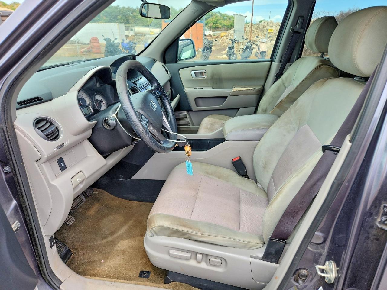 2015 Honda Pilot Ex Gray vin: 5FNYF3H41FB030628
