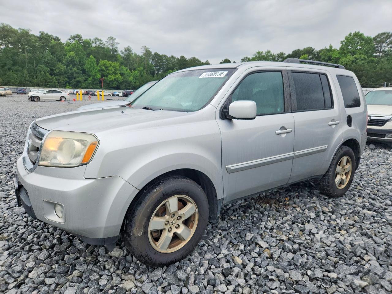2011 Honda Pilot Ex Silver vin: 5FNYF3H42BB052082