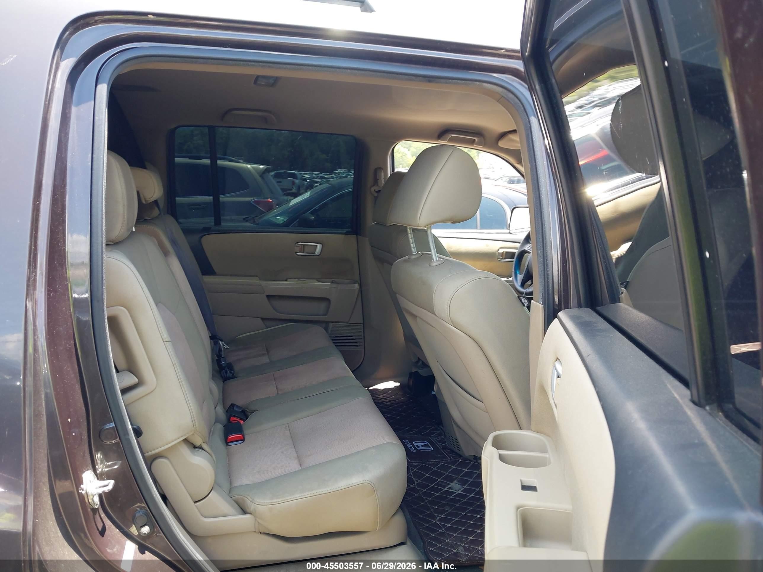 2013 Honda Pilot Ex Brown vin: 5FNYF3H42DB006884