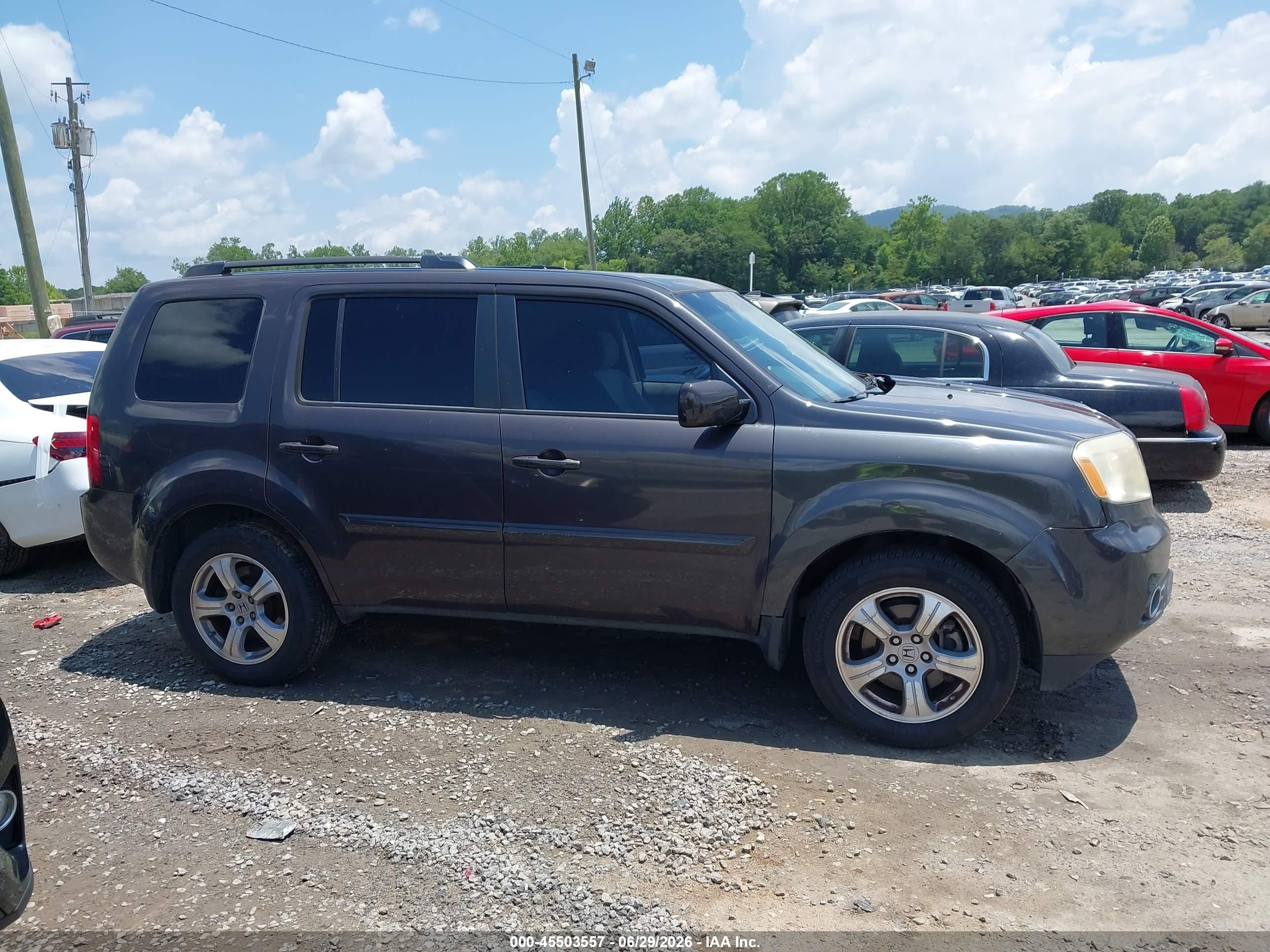 2013 Honda Pilot Ex Brown vin: 5FNYF3H42DB006884
