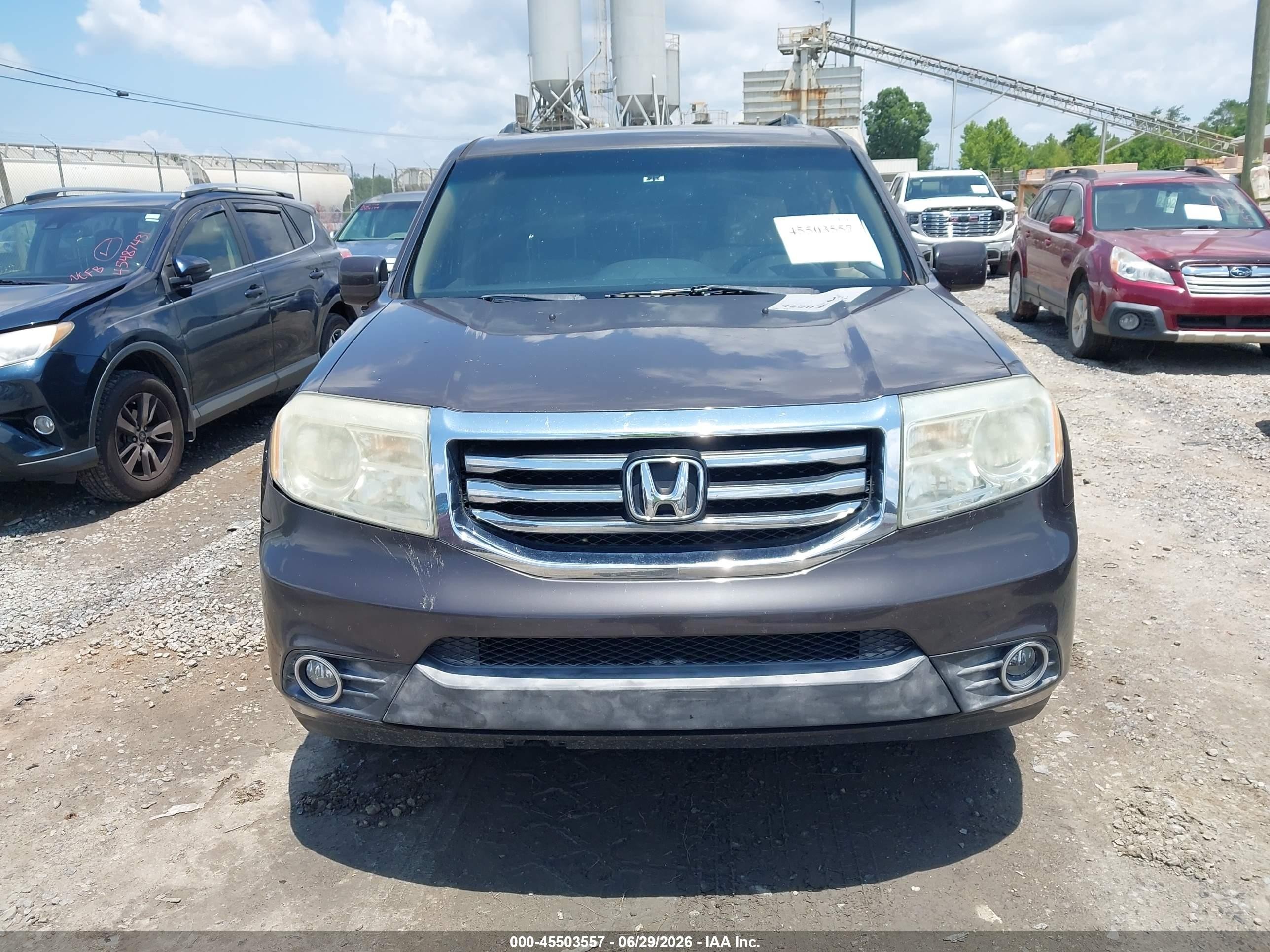 2013 Honda Pilot Ex Brown vin: 5FNYF3H42DB006884