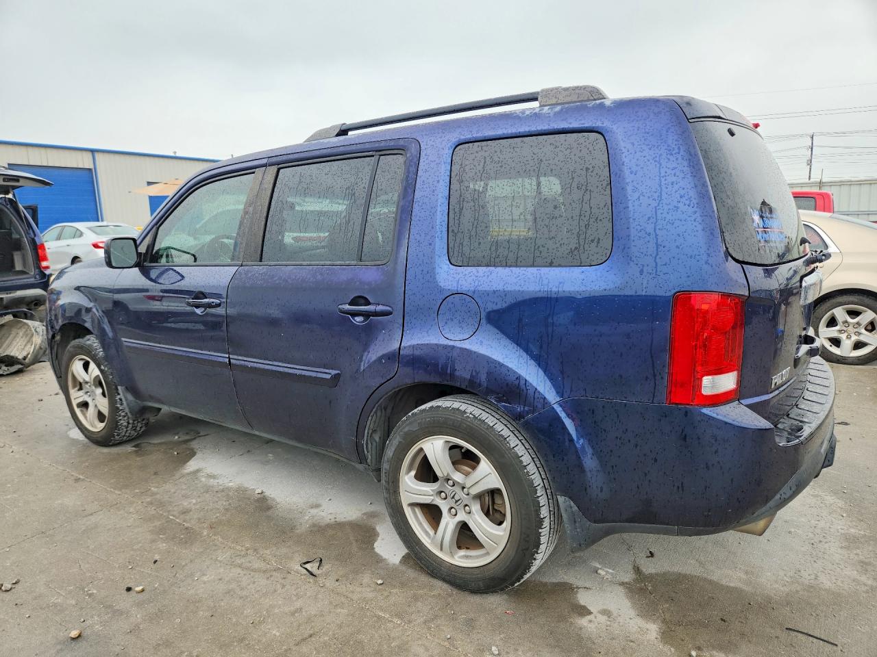 2013 Honda Pilot Ex Blue vin: 5FNYF3H42DB018582