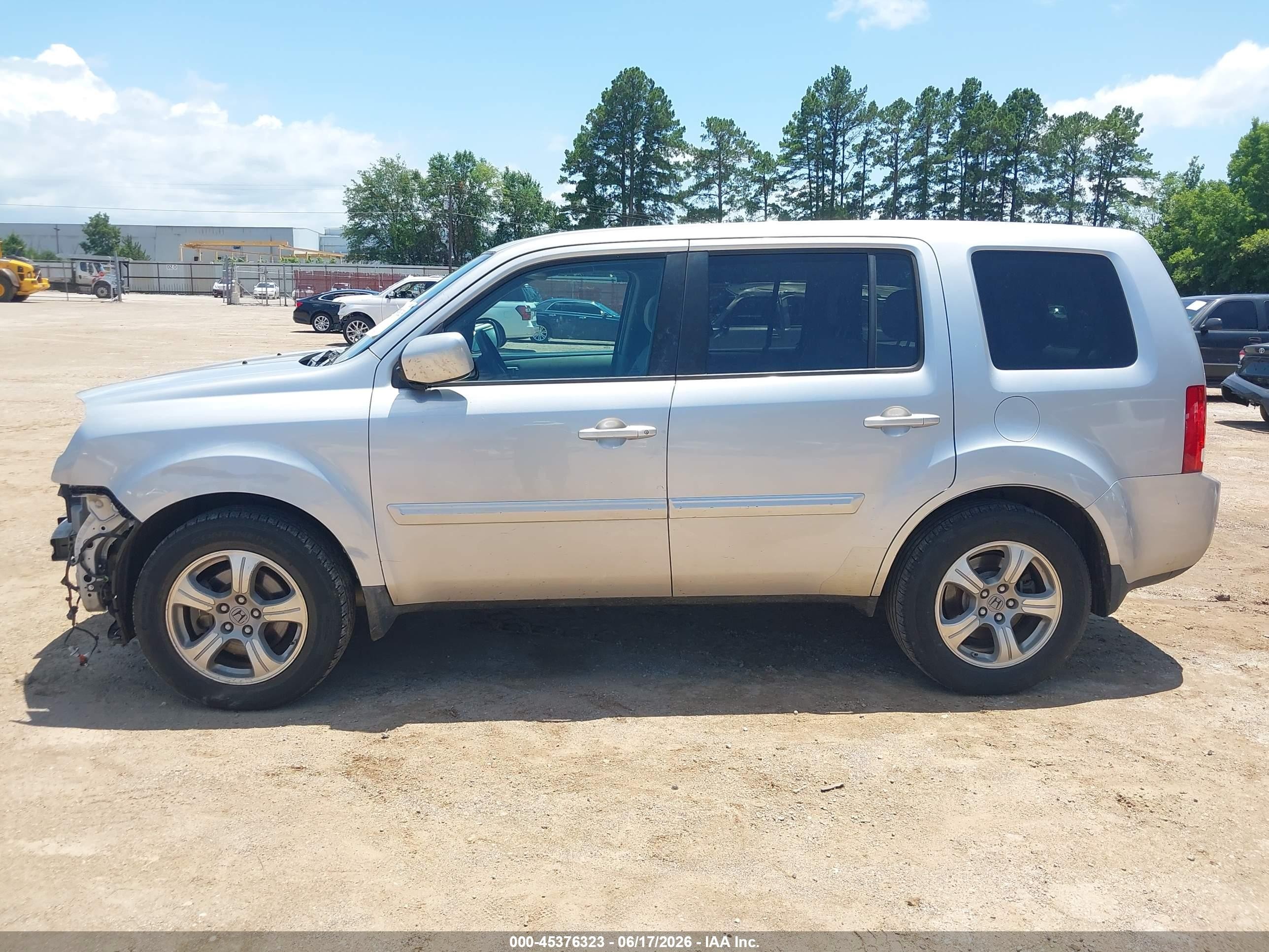 2014 Honda Pilot Ex Silver vin: 5FNYF3H42EB020513