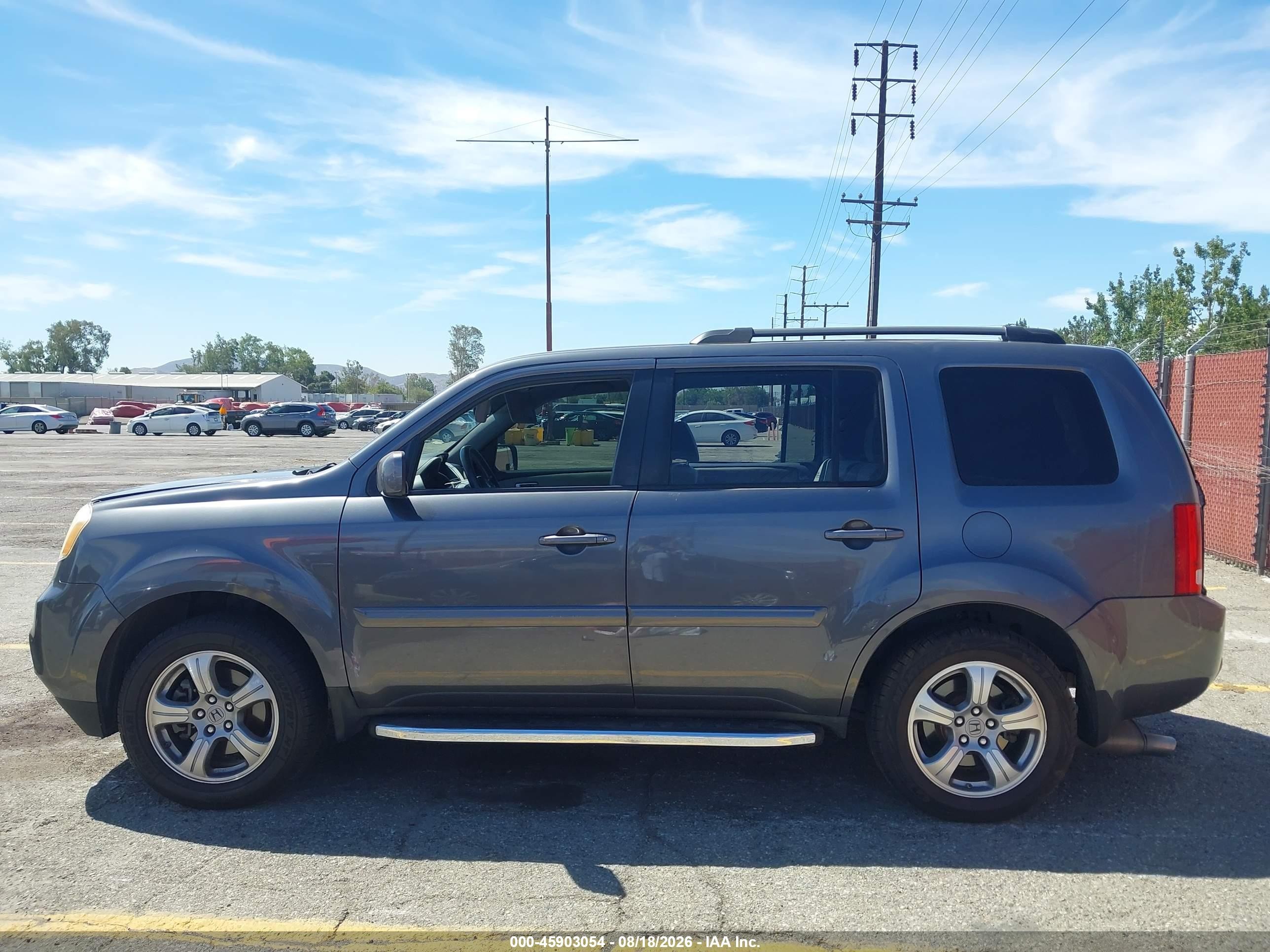 2014 Honda Pilot Ex Gray vin: 5FNYF3H42EB027185