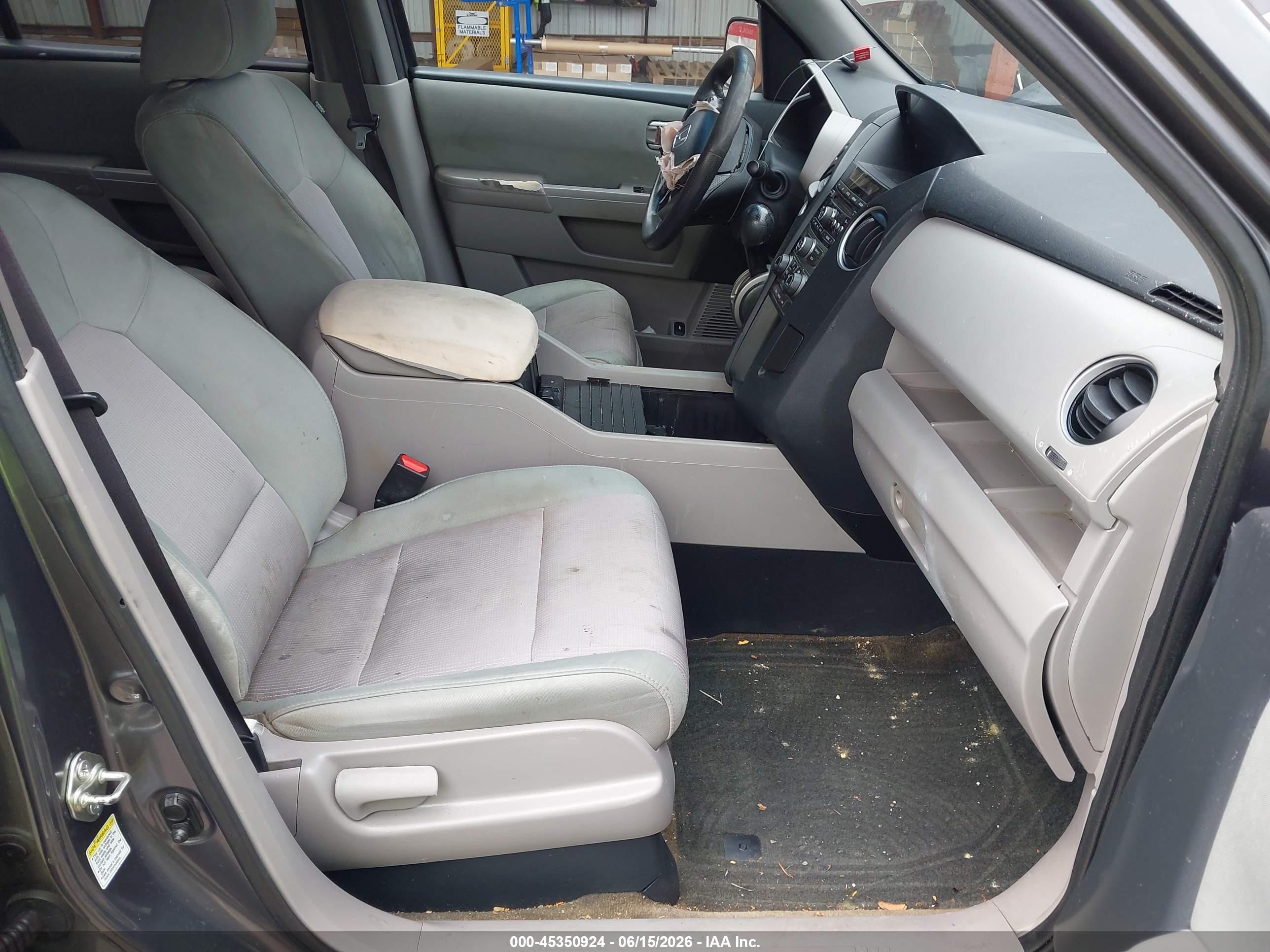 2015 Honda Pilot Ex Gray vin: 5FNYF3H42FB007519