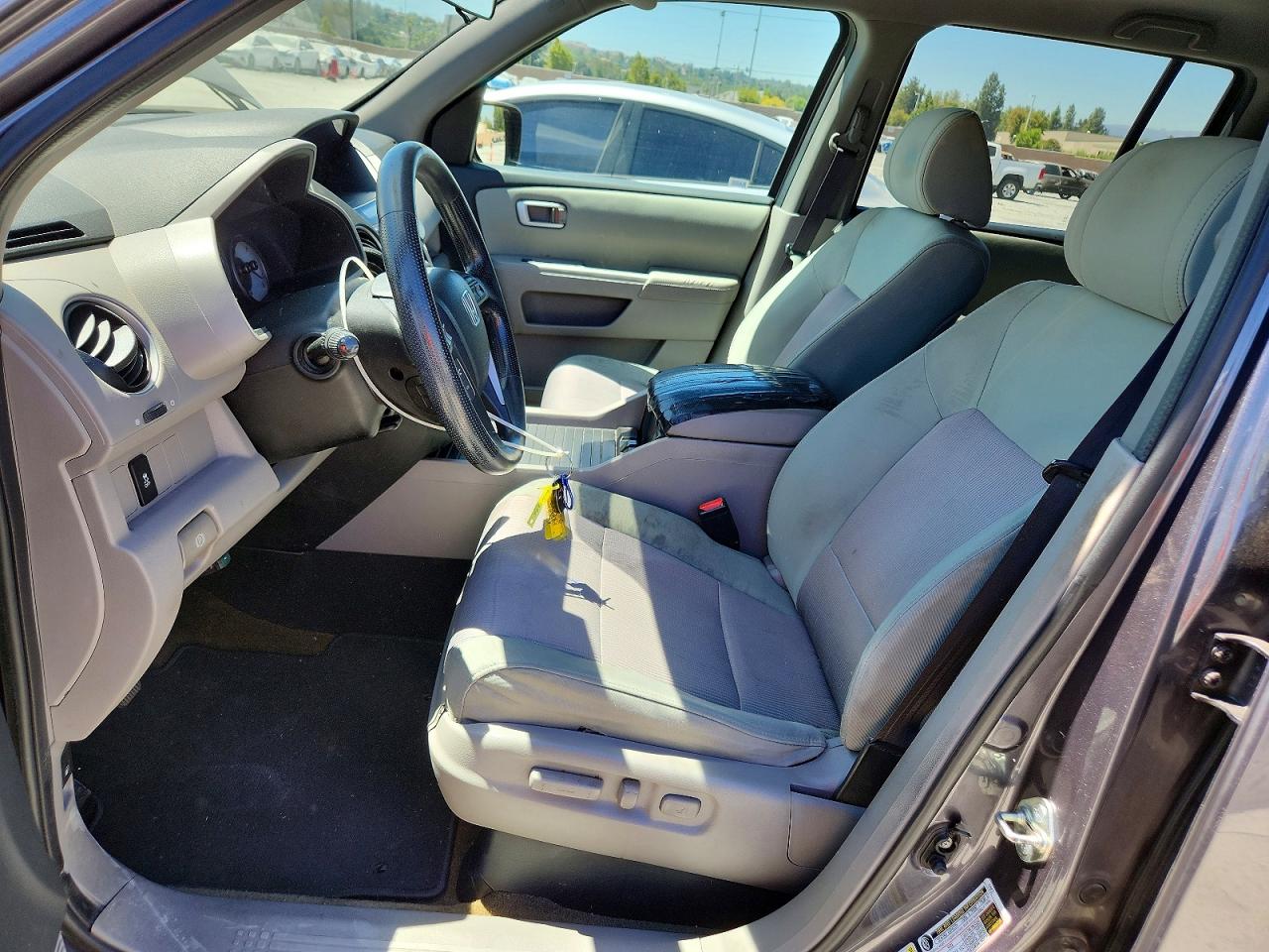 2015 Honda Pilot Ex Gray vin: 5FNYF3H42FB023526