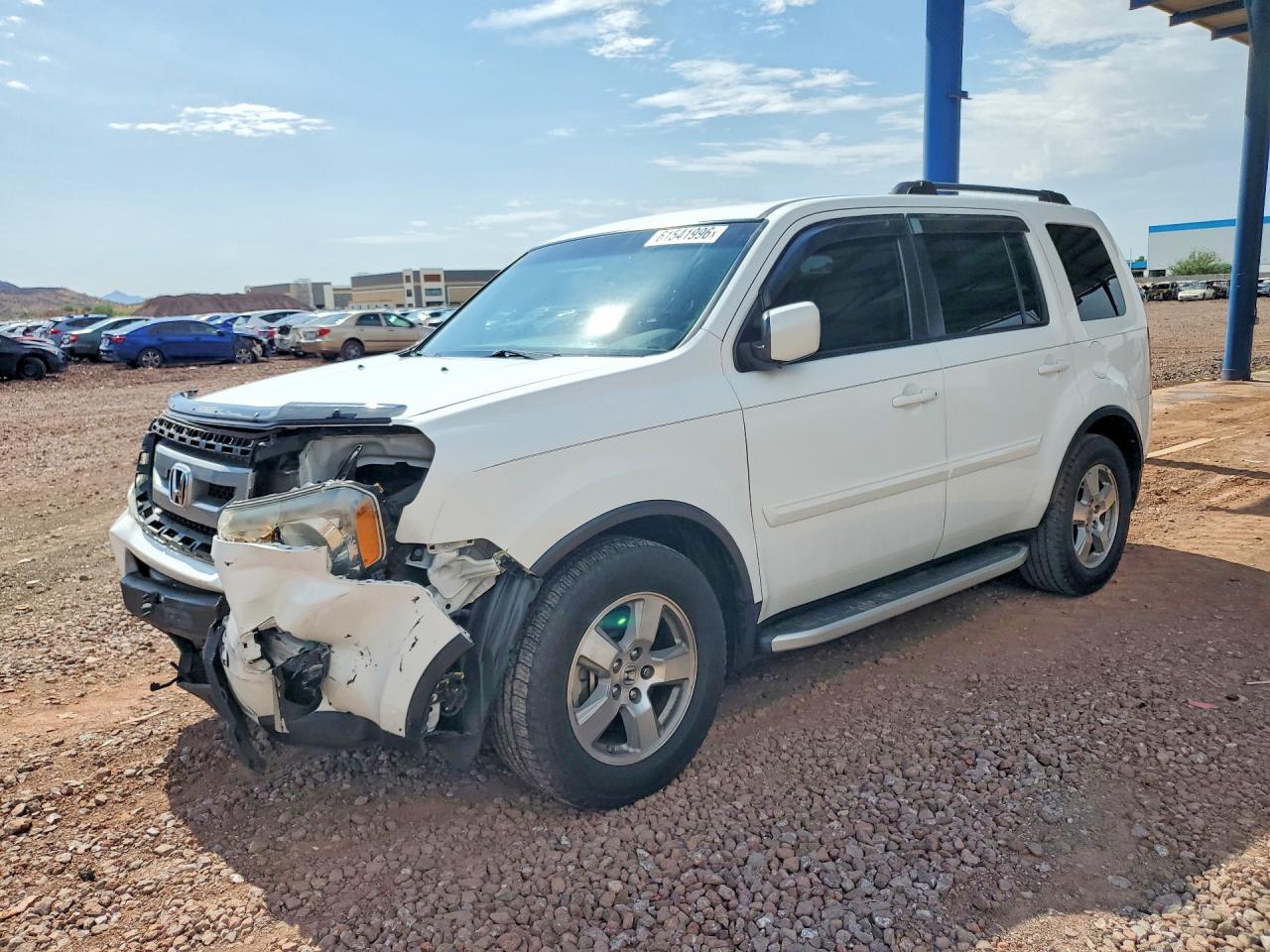 2011 Honda Pilot Ex Белый vin: 5FNYF3H43BB049353
