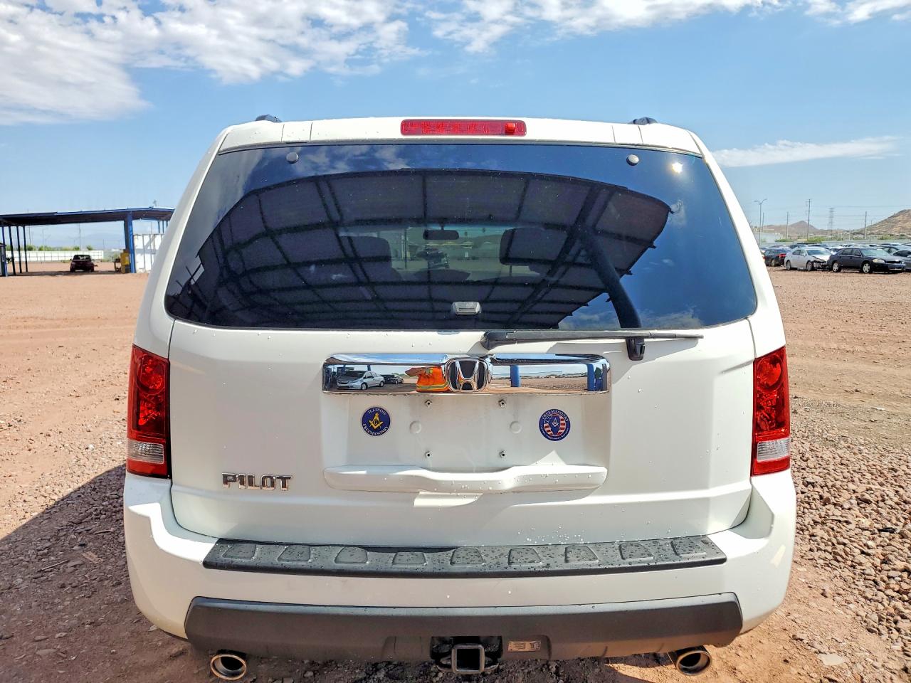 2011 Honda Pilot Ex White vin: 5FNYF3H43BB049353