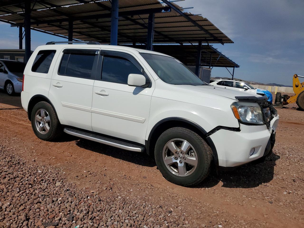 2011 Honda Pilot Ex White vin: 5FNYF3H43BB049353