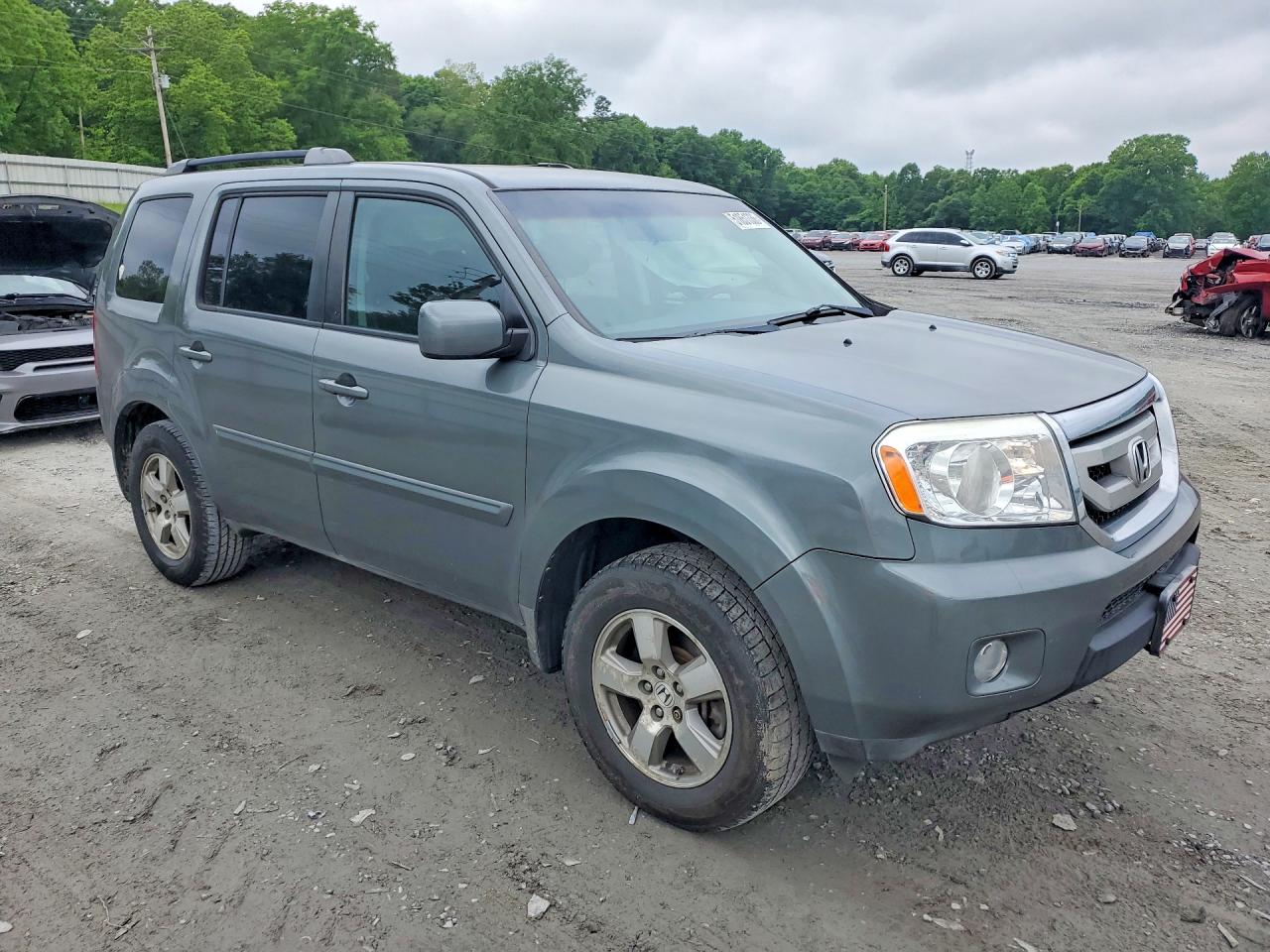 2011 Honda Pilot Ex Gray vin: 5FNYF3H43BB056786