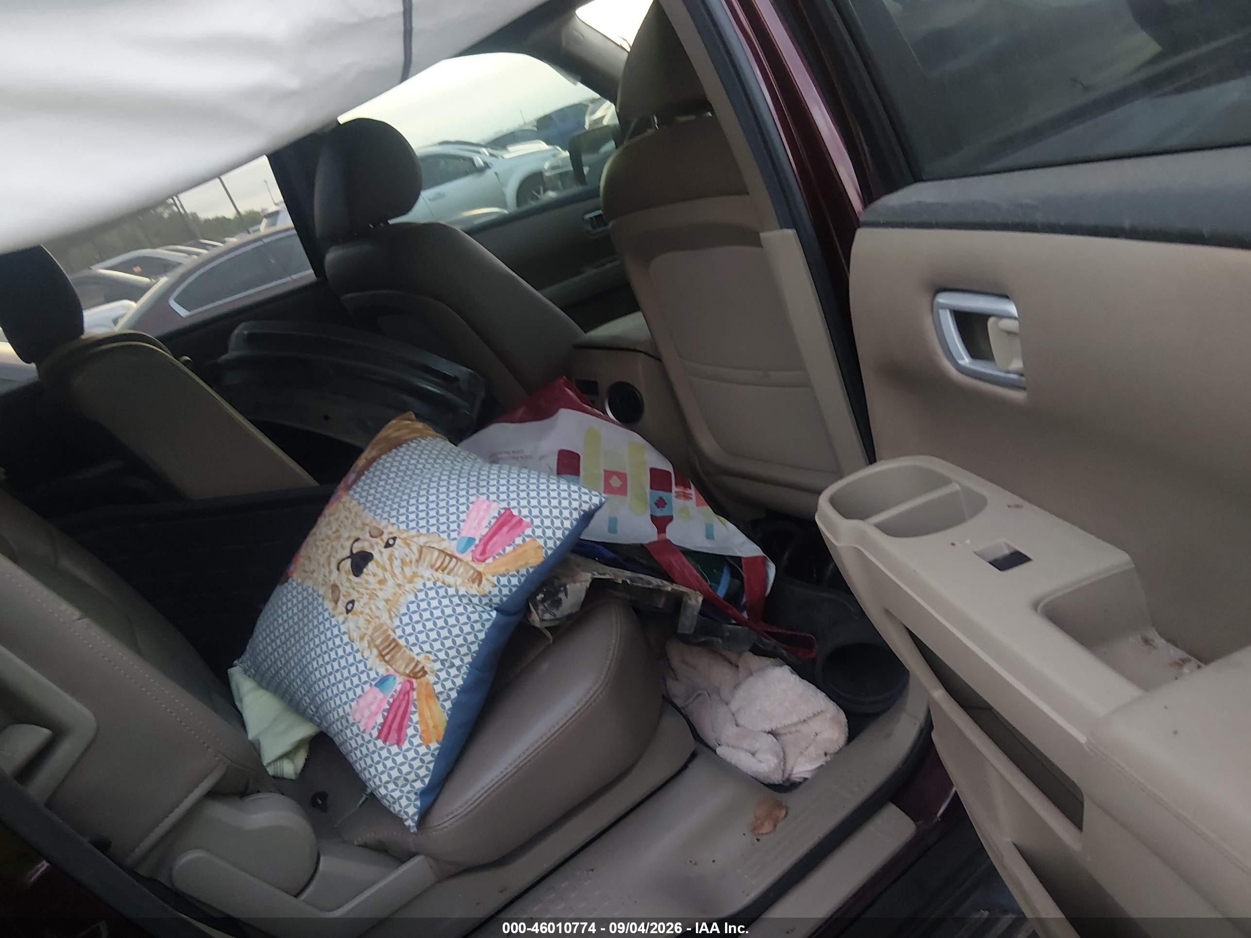 2013 Honda Pilot Ex Бордовый vin: 5FNYF3H43DB003055