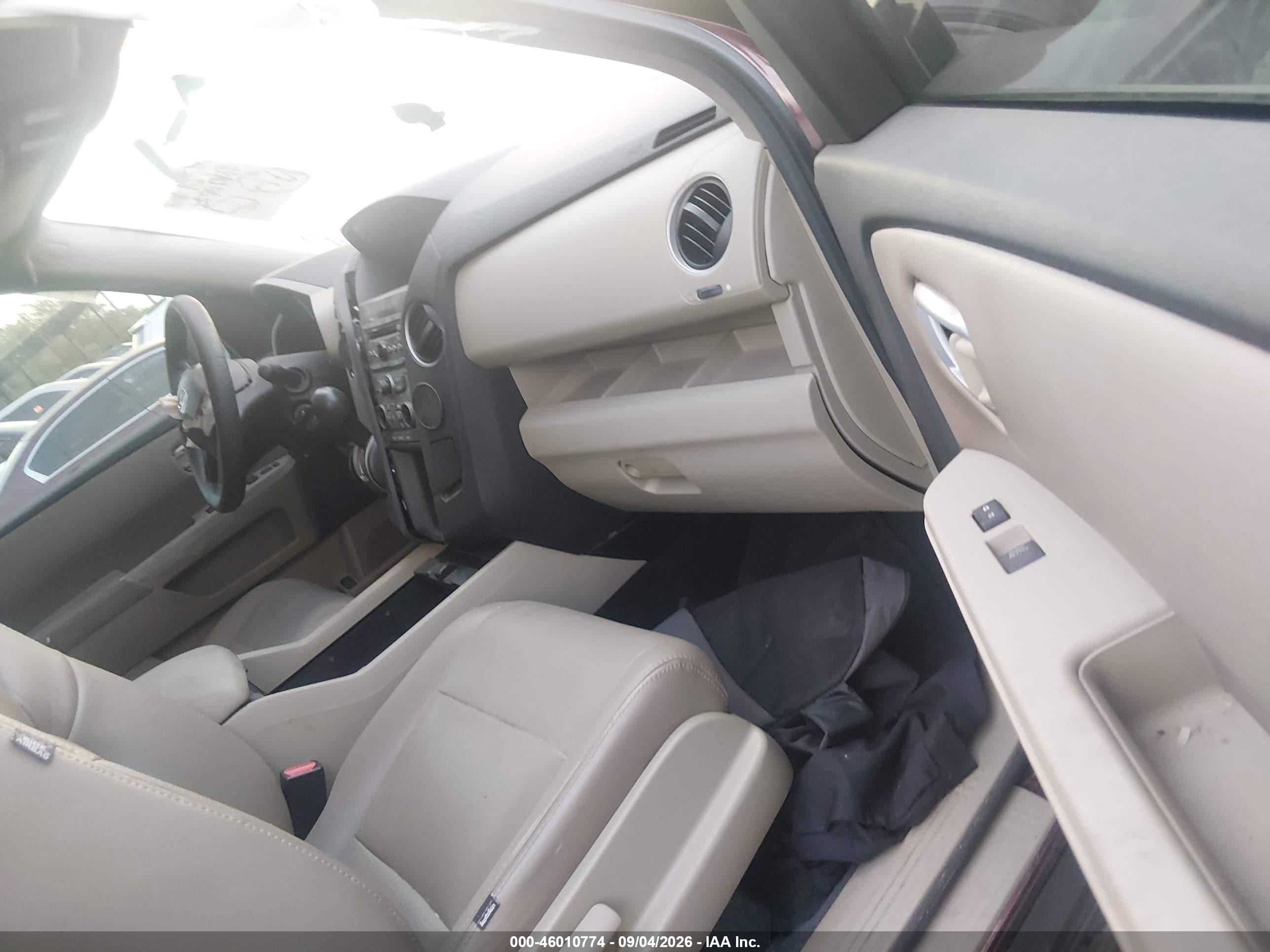 2013 Honda Pilot Ex Бордовый vin: 5FNYF3H43DB003055