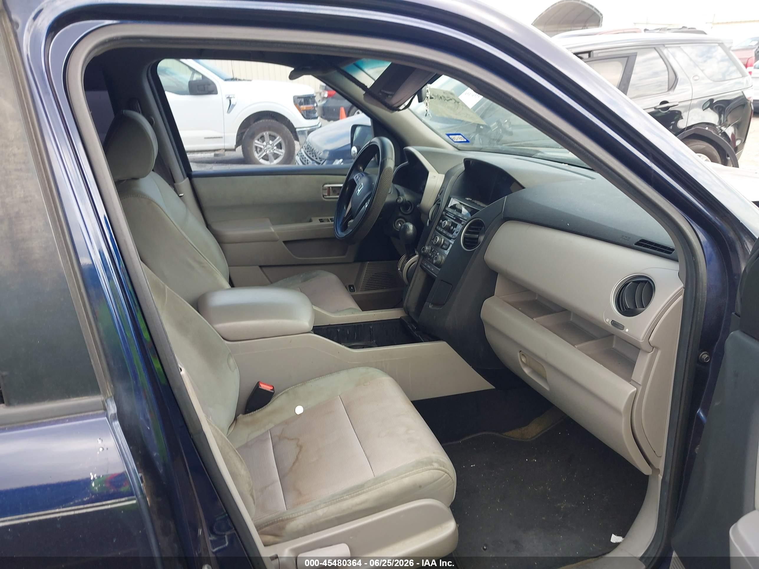 2013 Honda Pilot Ex Blue vin: 5FNYF3H43DB039344