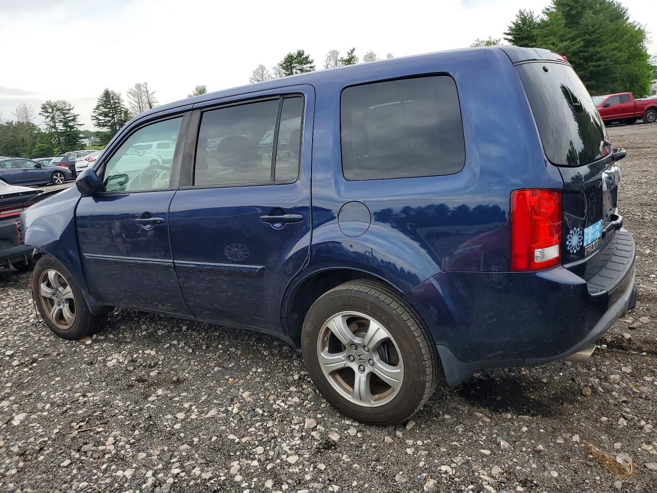 2014 Honda Pilot Ex Blue vin: 5FNYF3H43EB011352