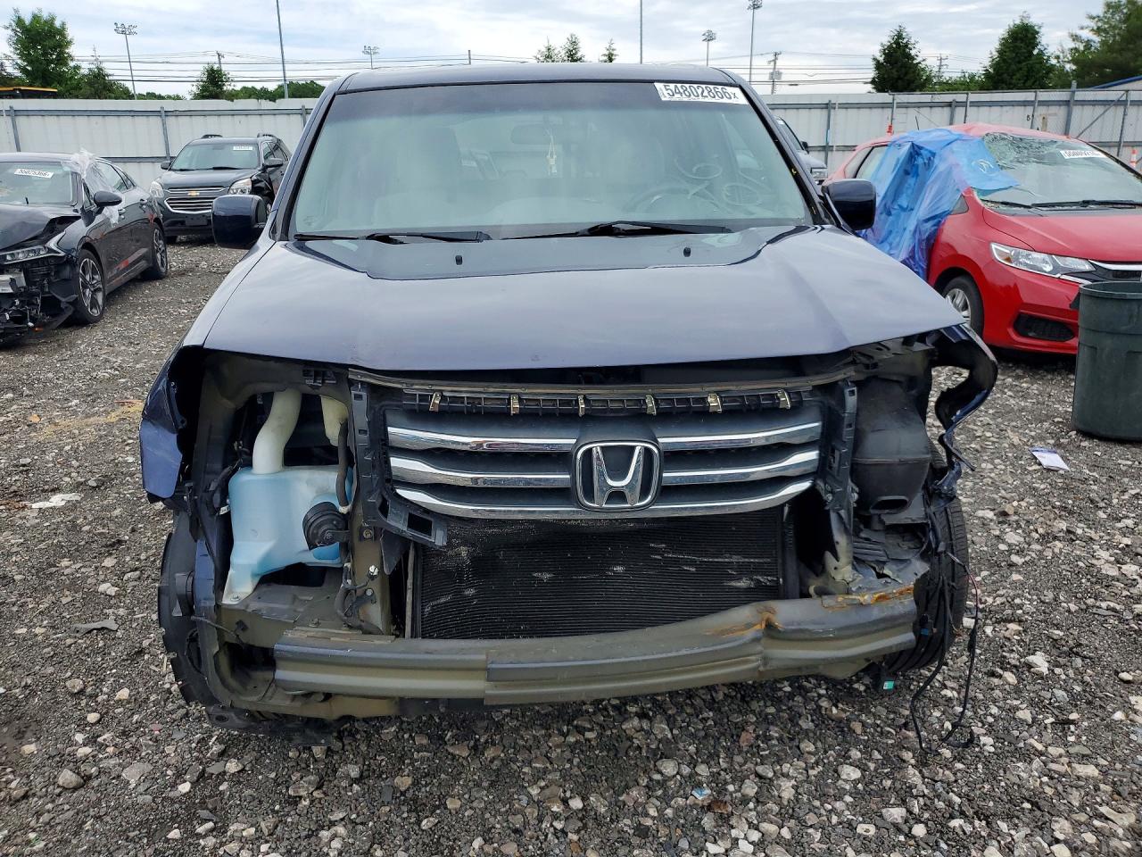 2014 Honda Pilot Ex Blue vin: 5FNYF3H43EB011352