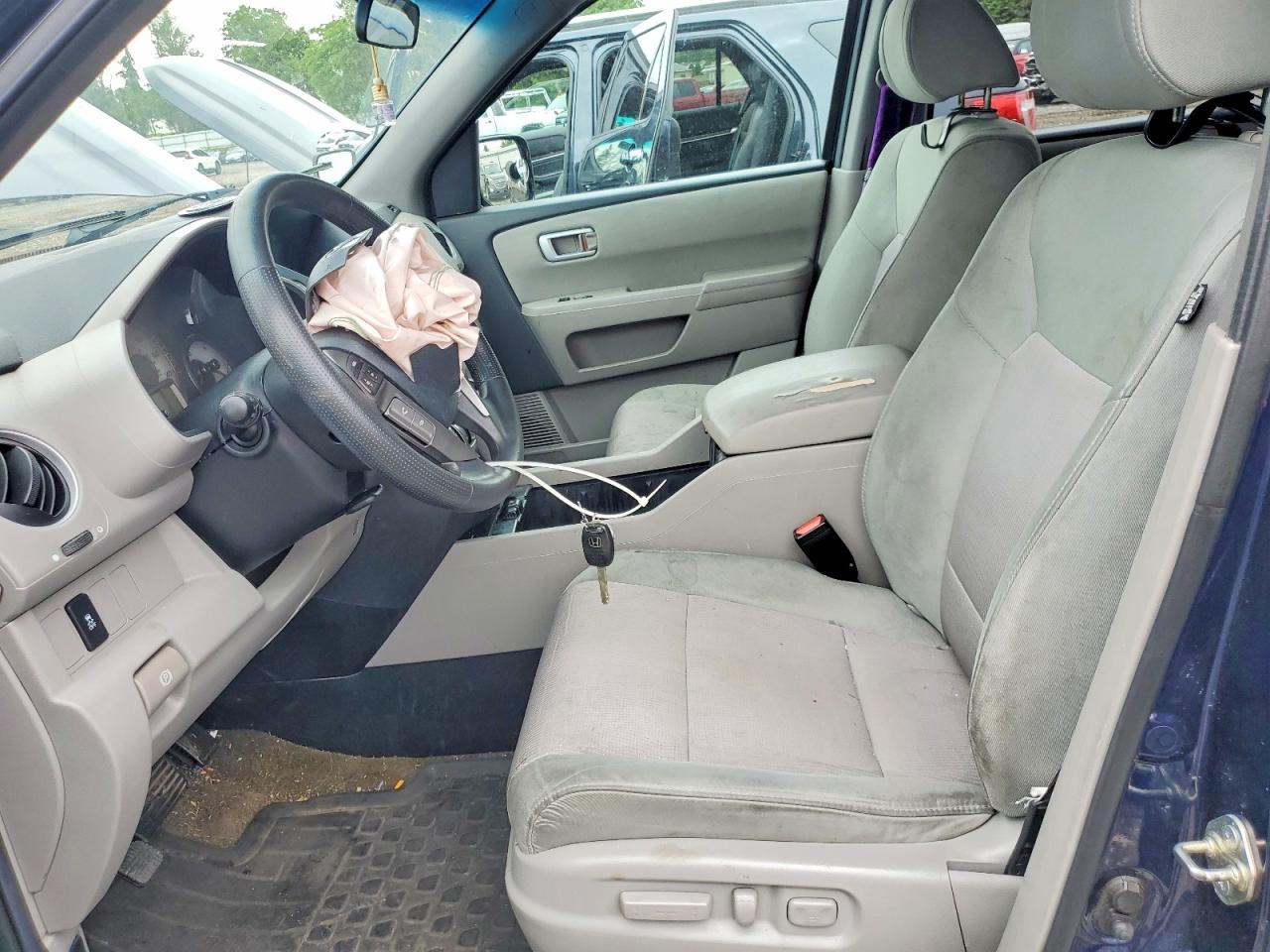2014 Honda Pilot Ex Blue vin: 5FNYF3H43EB011352
