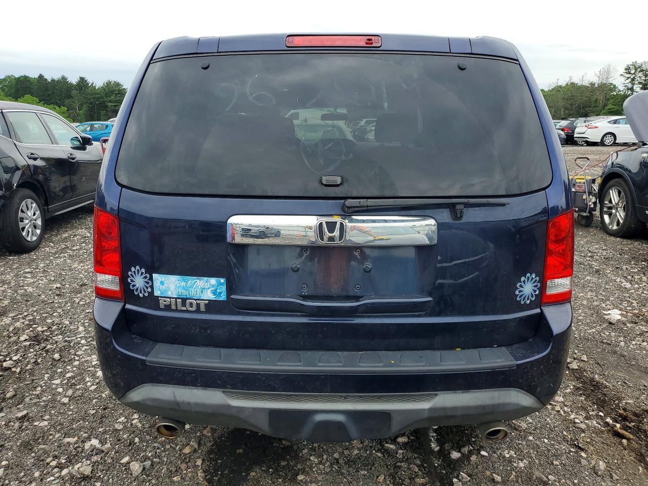 2014 Honda Pilot Ex Blue vin: 5FNYF3H43EB011352