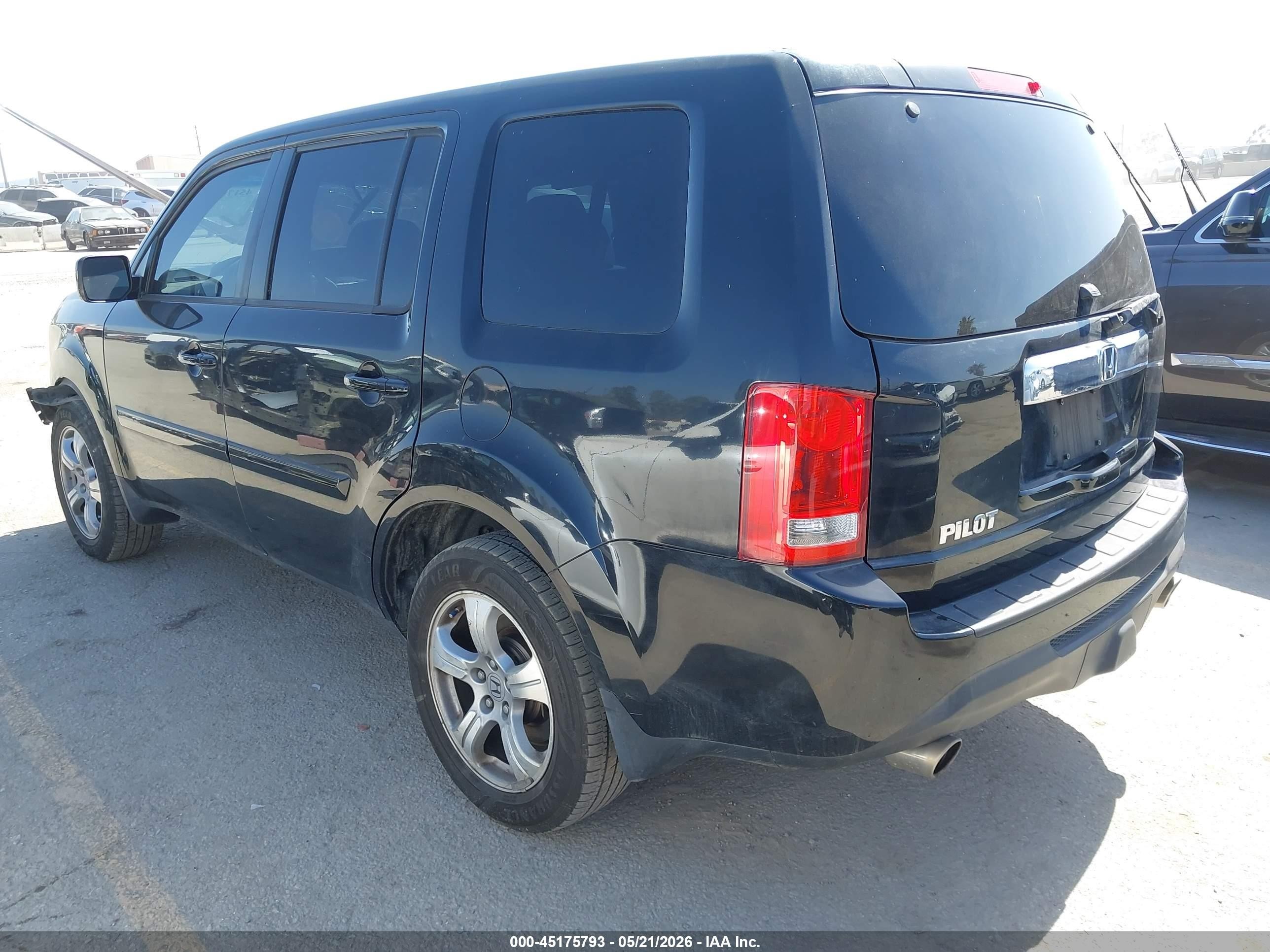 2014 Honda Pilot Ex Black vin: 5FNYF3H43EB026496