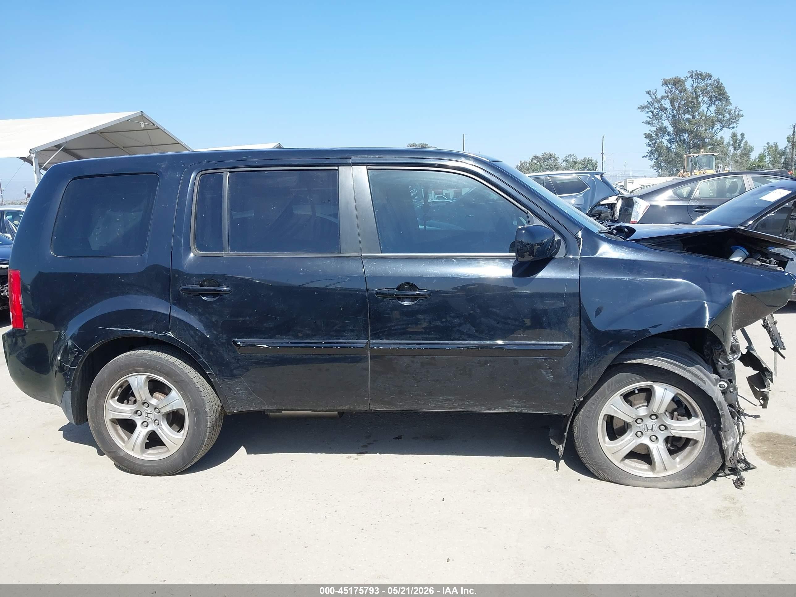 2014 Honda Pilot Ex Black vin: 5FNYF3H43EB026496