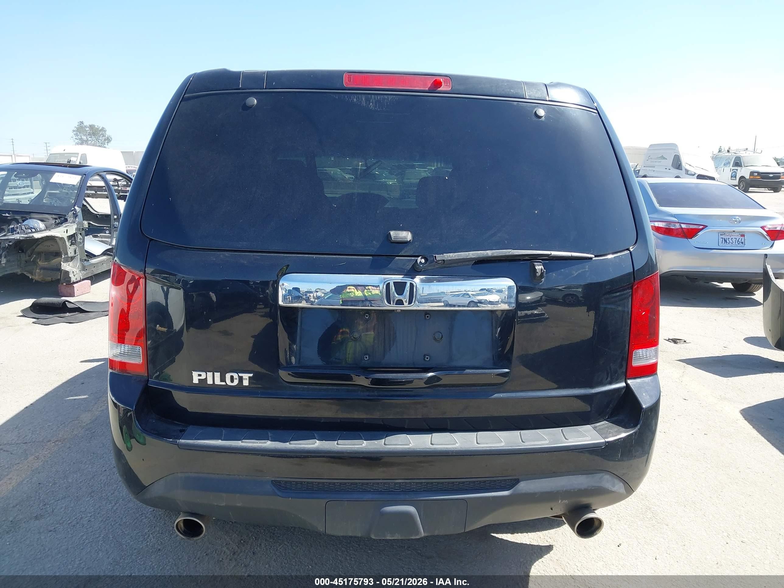 2014 Honda Pilot Ex Black vin: 5FNYF3H43EB026496
