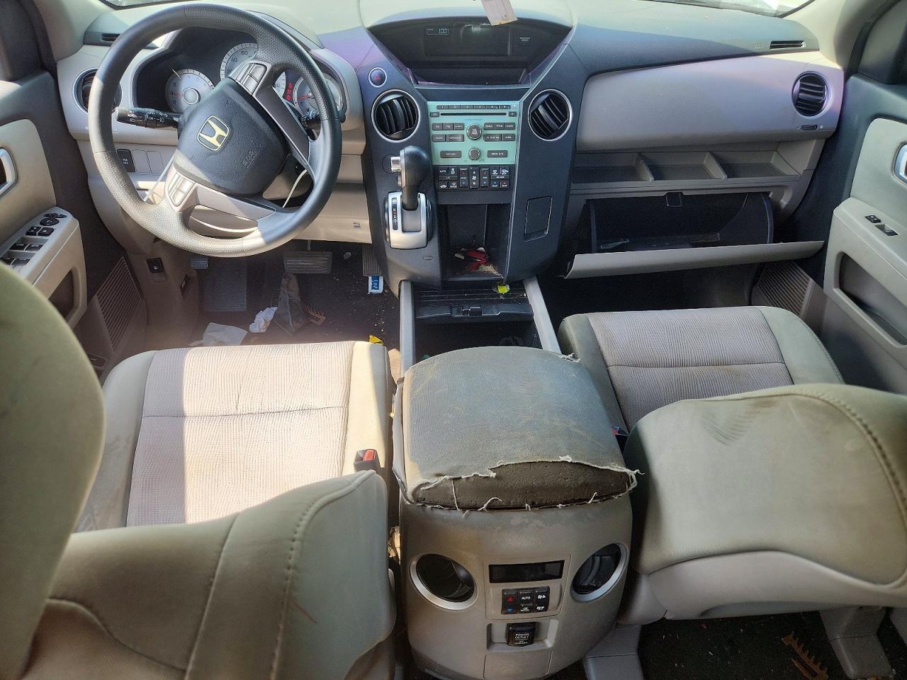 2010 Honda Pilot Ex White vin: 5FNYF3H44AB001231