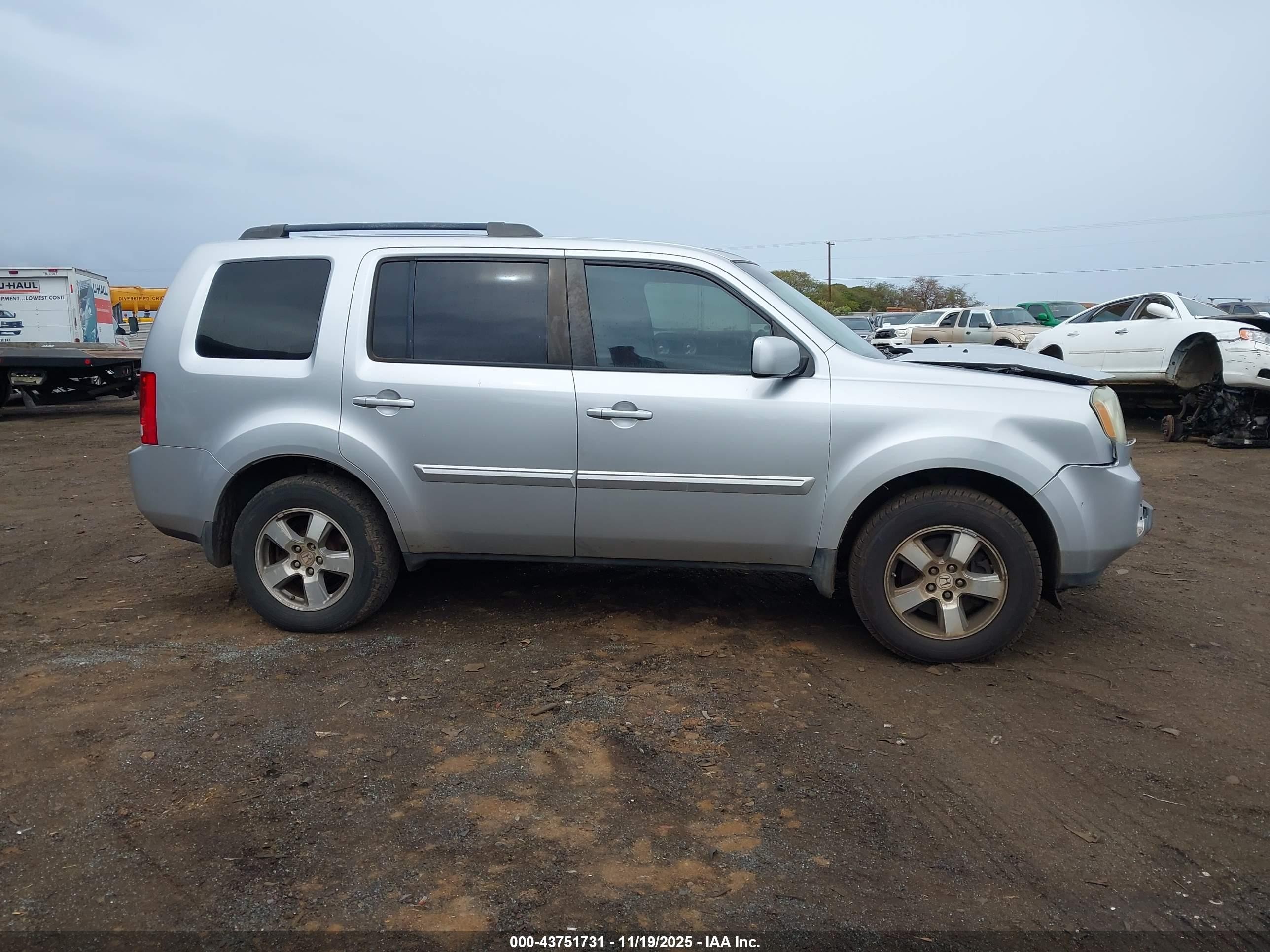 2010 Honda Pilot Ex Серебряный vin: 5FNYF3H44AB012925