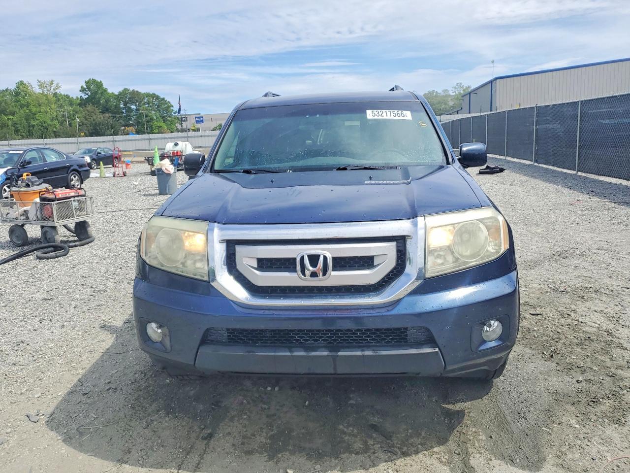 2010 Honda Pilot Ex Blue vin: 5FNYF3H44AB014450