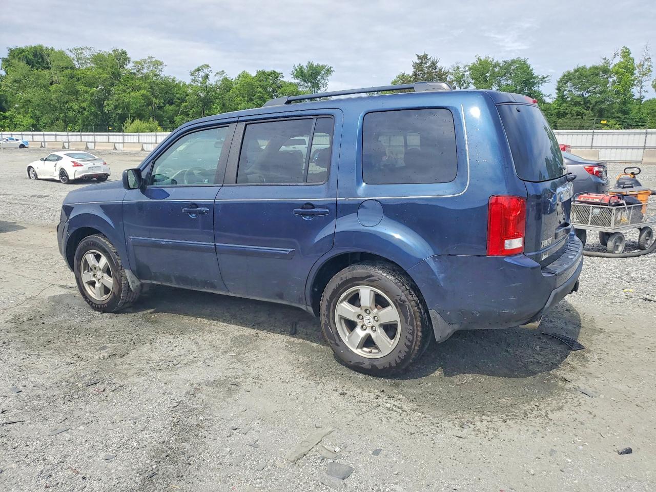 2010 Honda Pilot Ex Blue vin: 5FNYF3H44AB014450