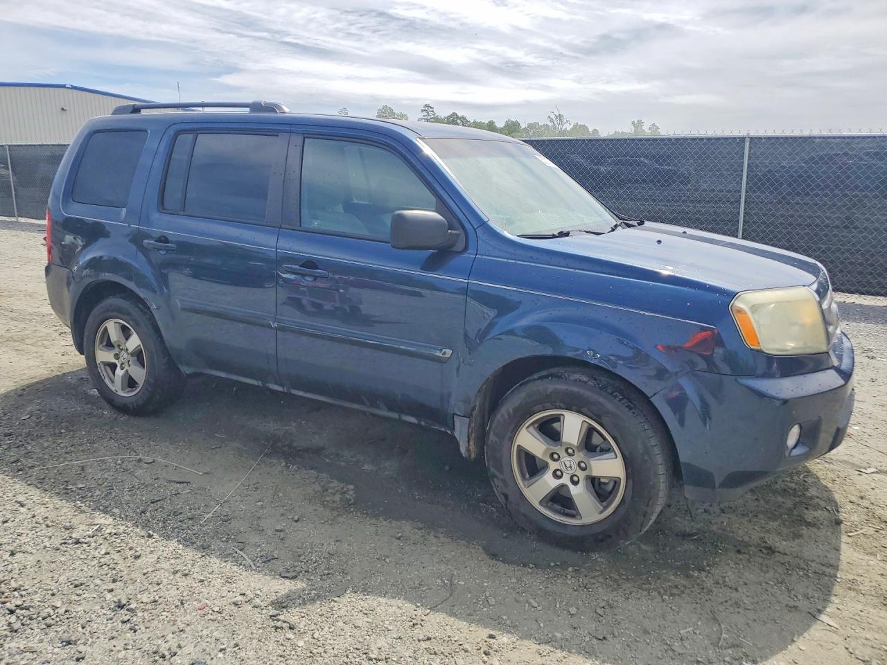 2010 Honda Pilot Ex Blue vin: 5FNYF3H44AB014450