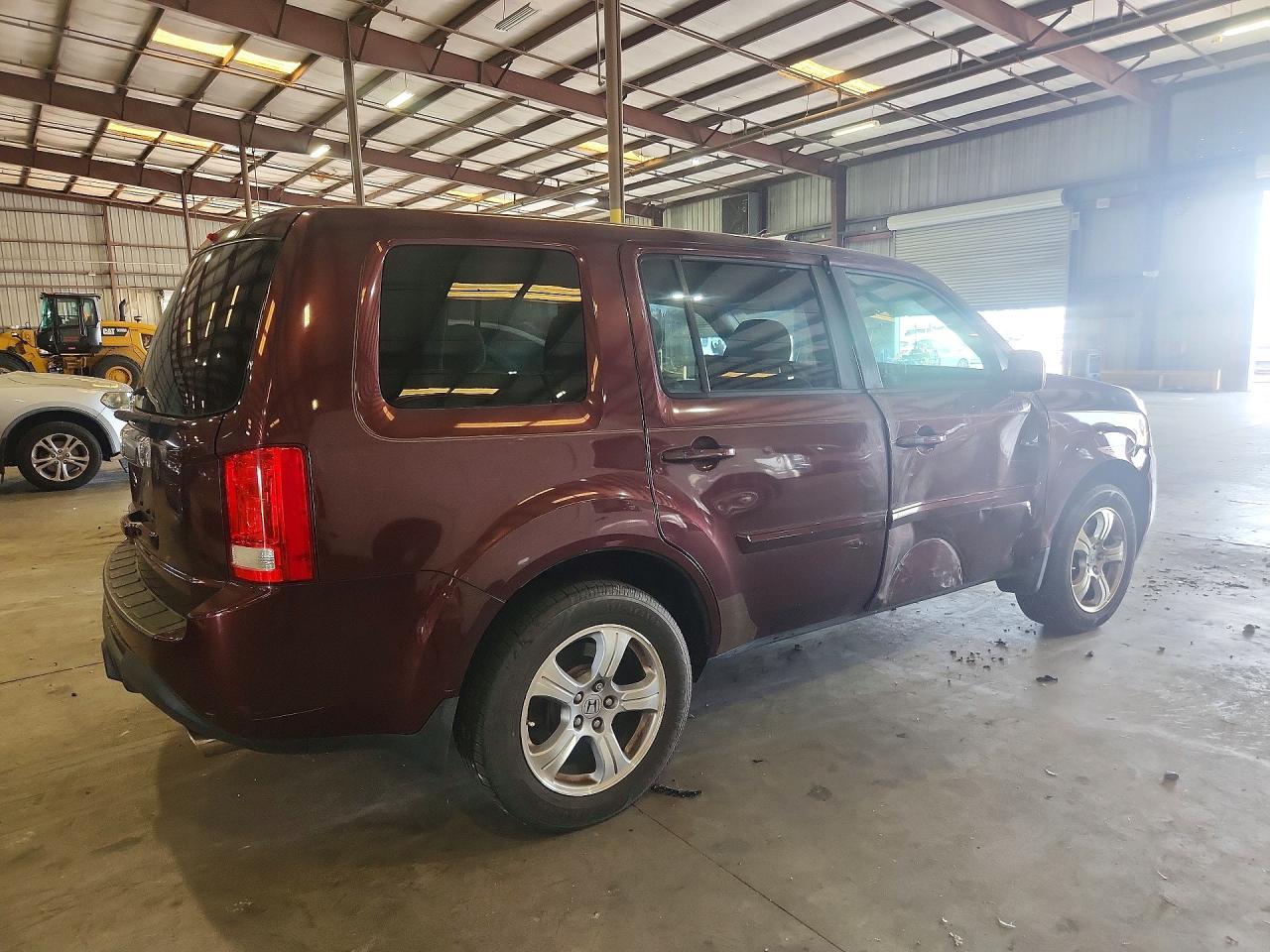 2012 Honda Pilot Ex Maroon vin: 5FNYF3H44CB036841