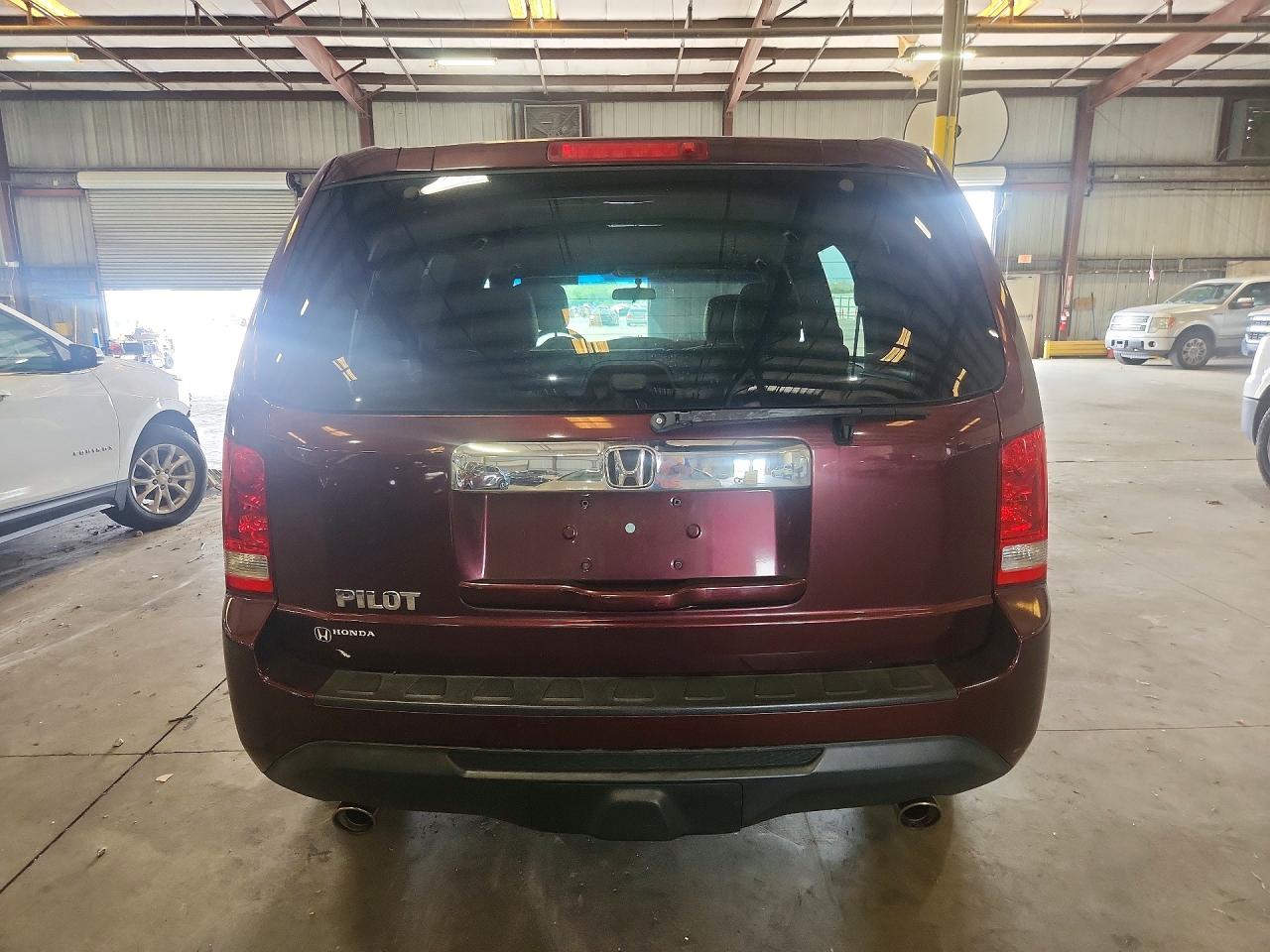 2012 Honda Pilot Ex Maroon vin: 5FNYF3H44CB036841