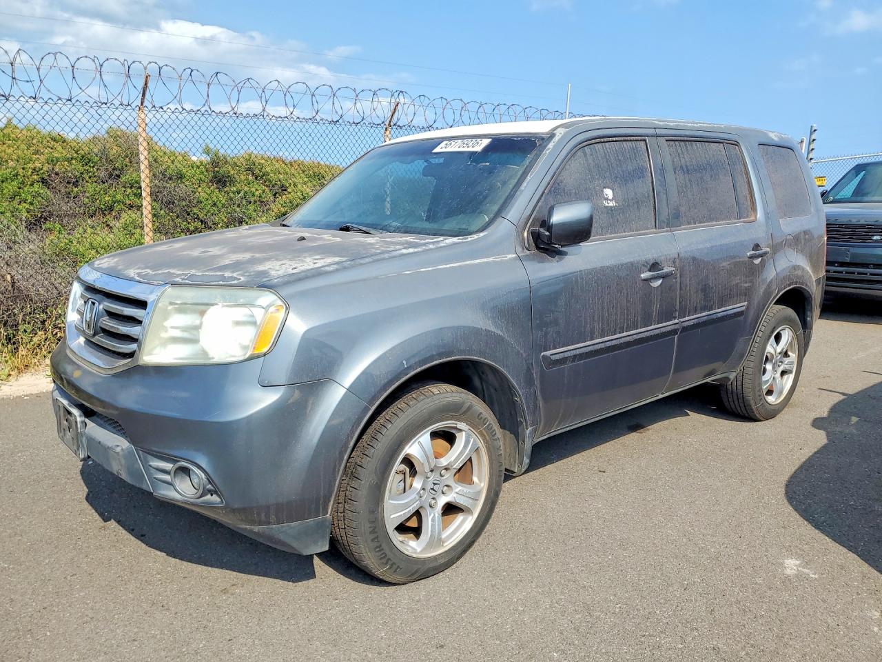 2012 Honda Pilot Ex Gray vin: 5FNYF3H44CB043658