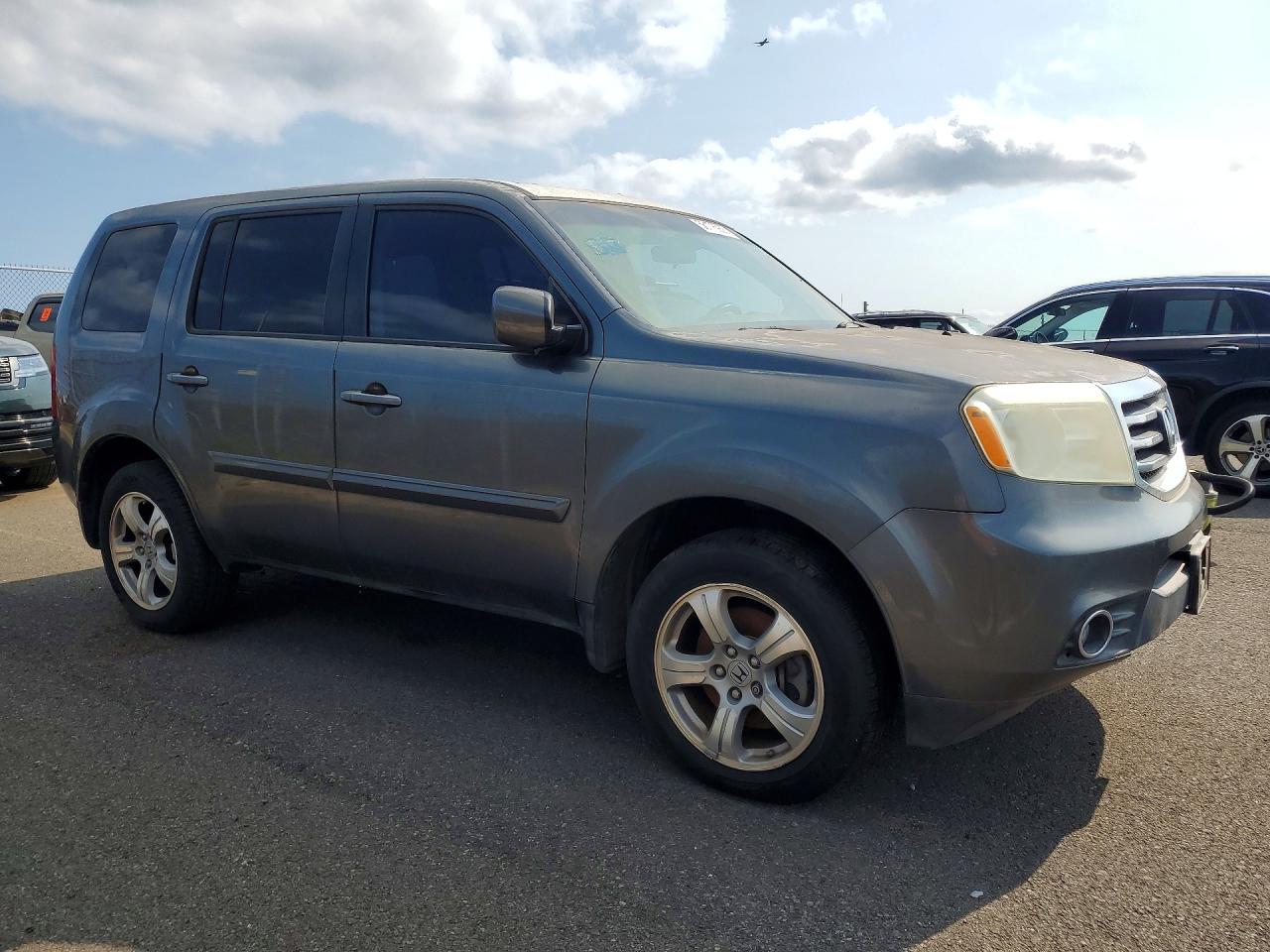 2012 Honda Pilot Ex Gray vin: 5FNYF3H44CB043658