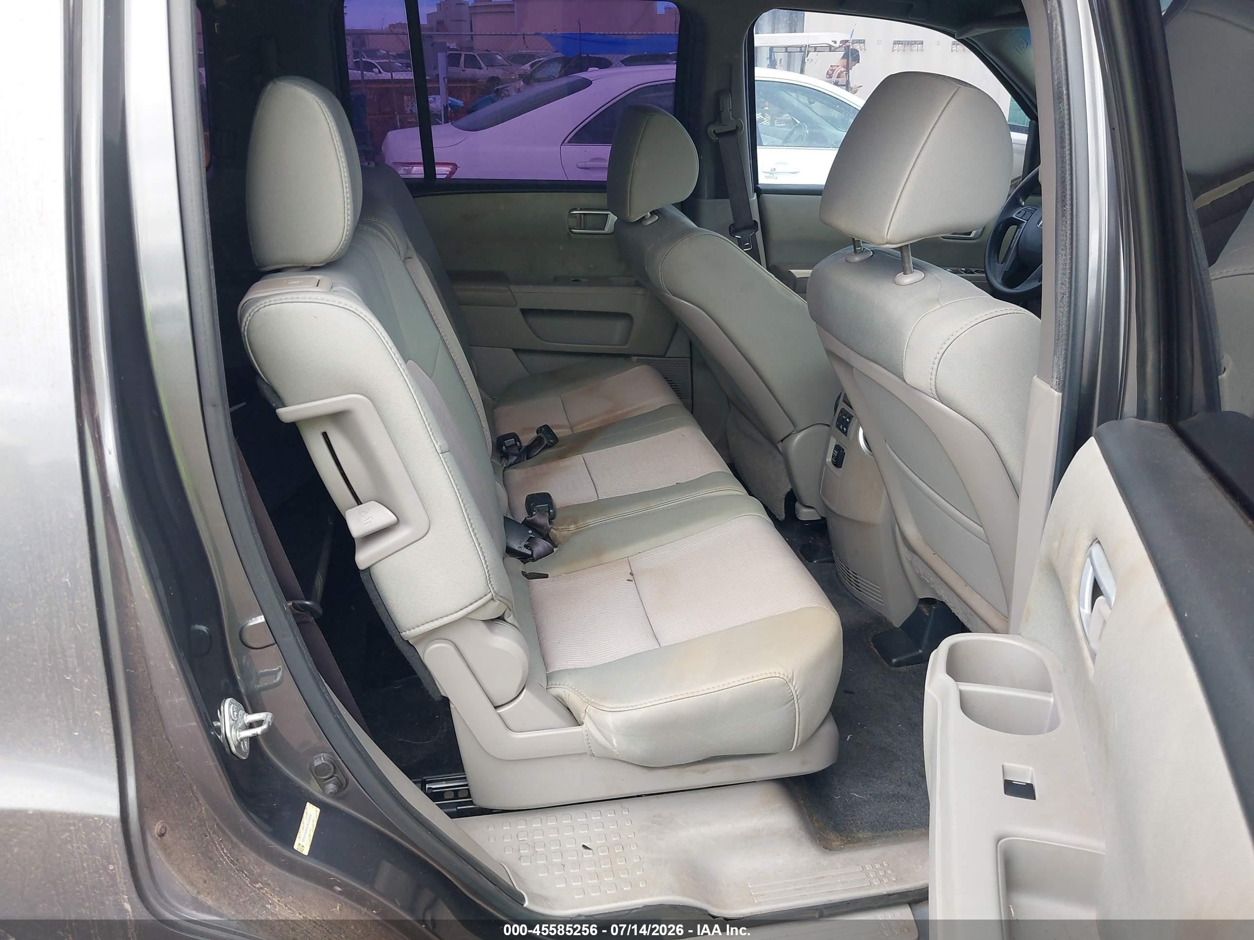 2012 Honda Pilot Ex Gray vin: 5FNYF3H44CB043658