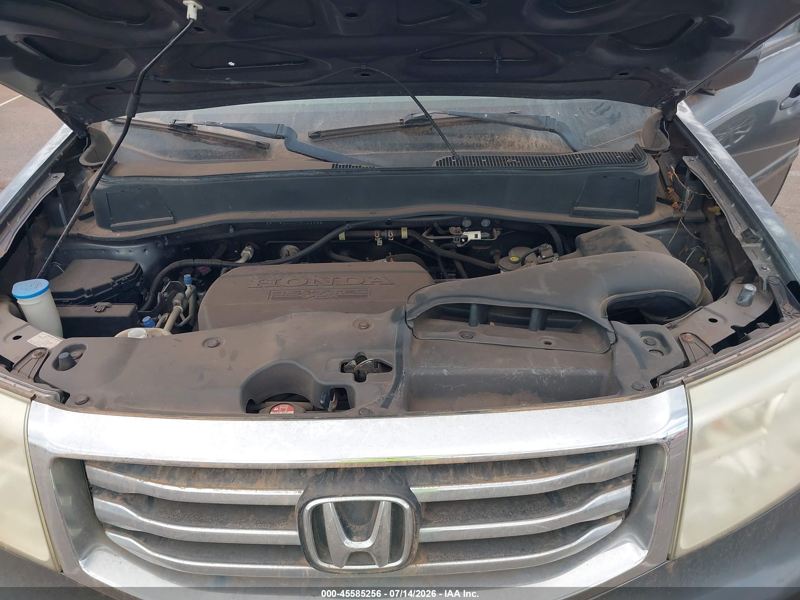 2012 Honda Pilot Ex Gray vin: 5FNYF3H44CB043658
